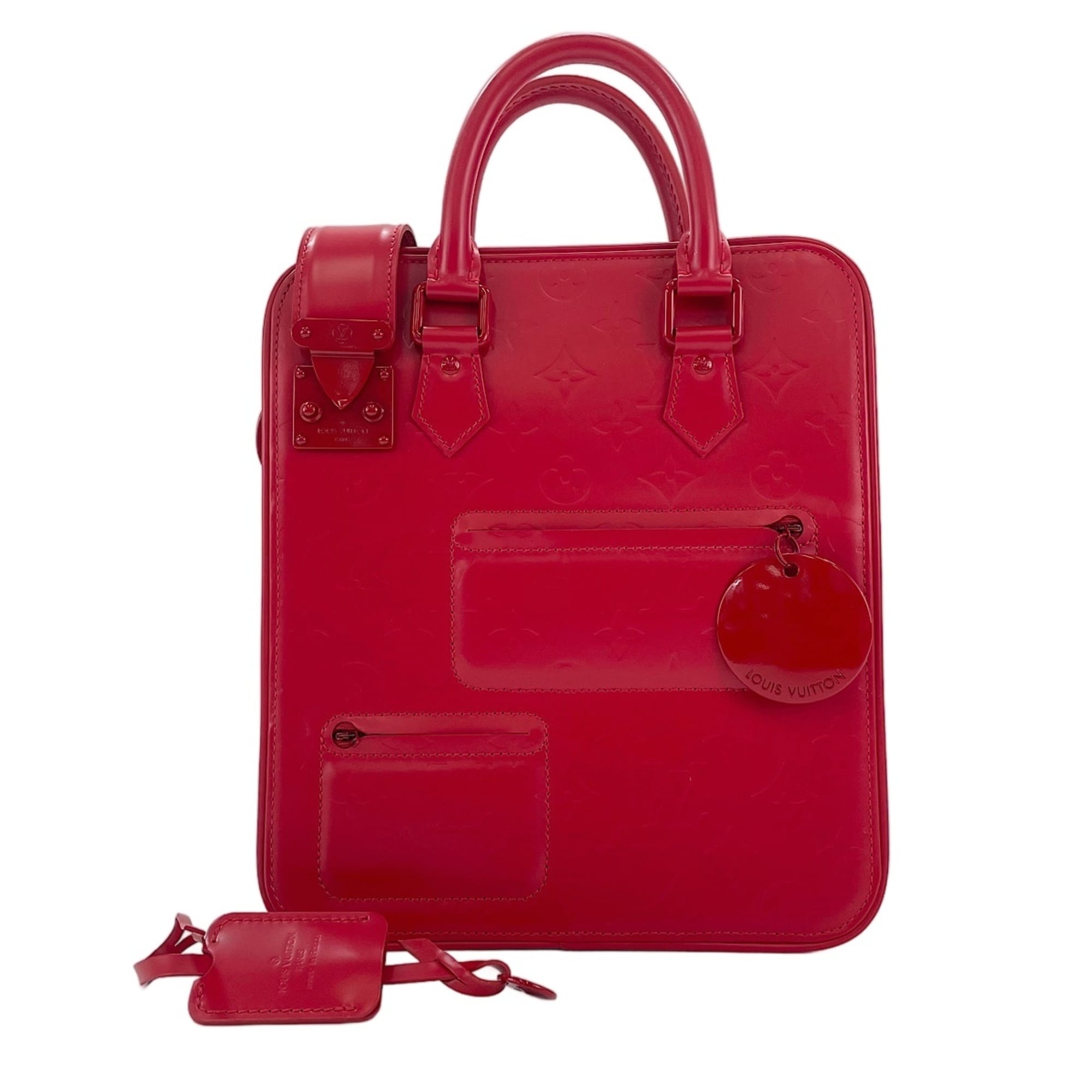 Louis Vuitton Red Color Handbag (Pre-Owned)