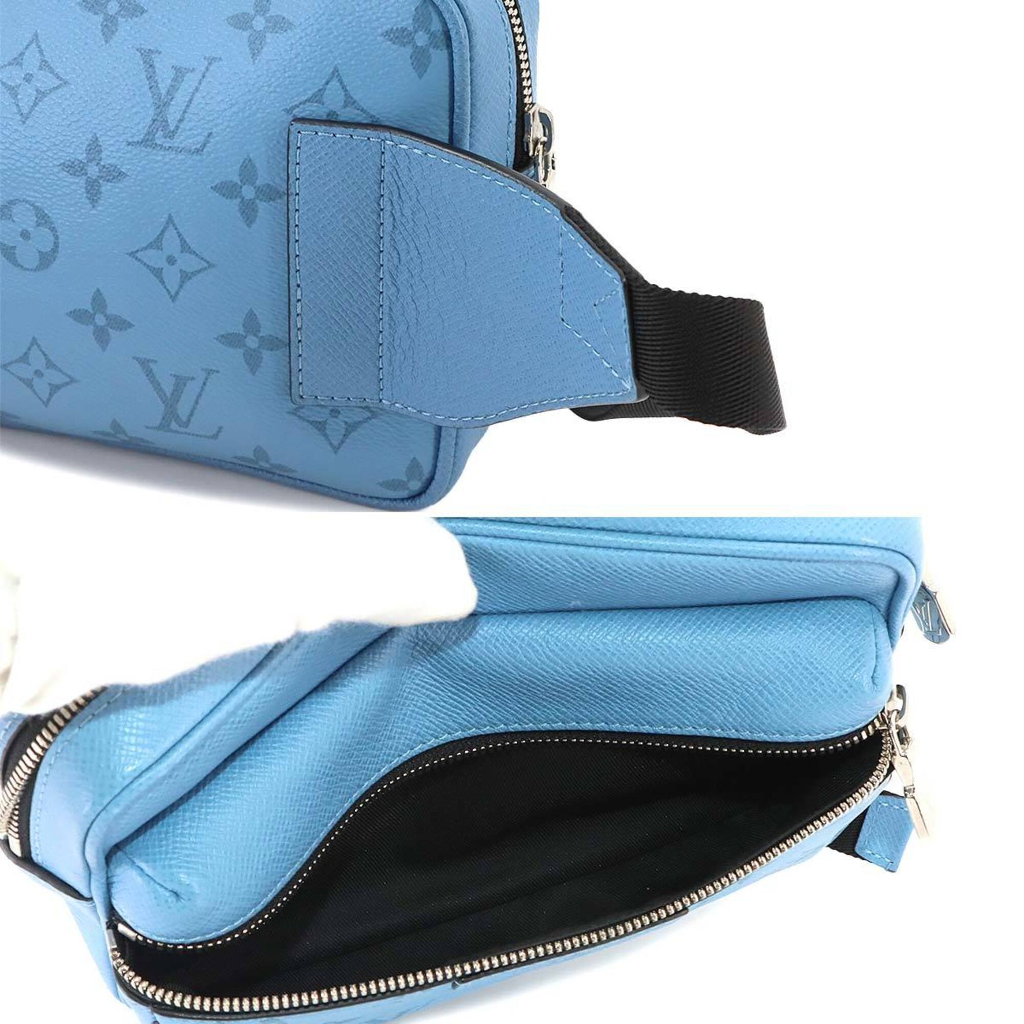 Louis Vuitton Taigarama Blue Taigarama Handbag Sling Bag (Pre-Owned)