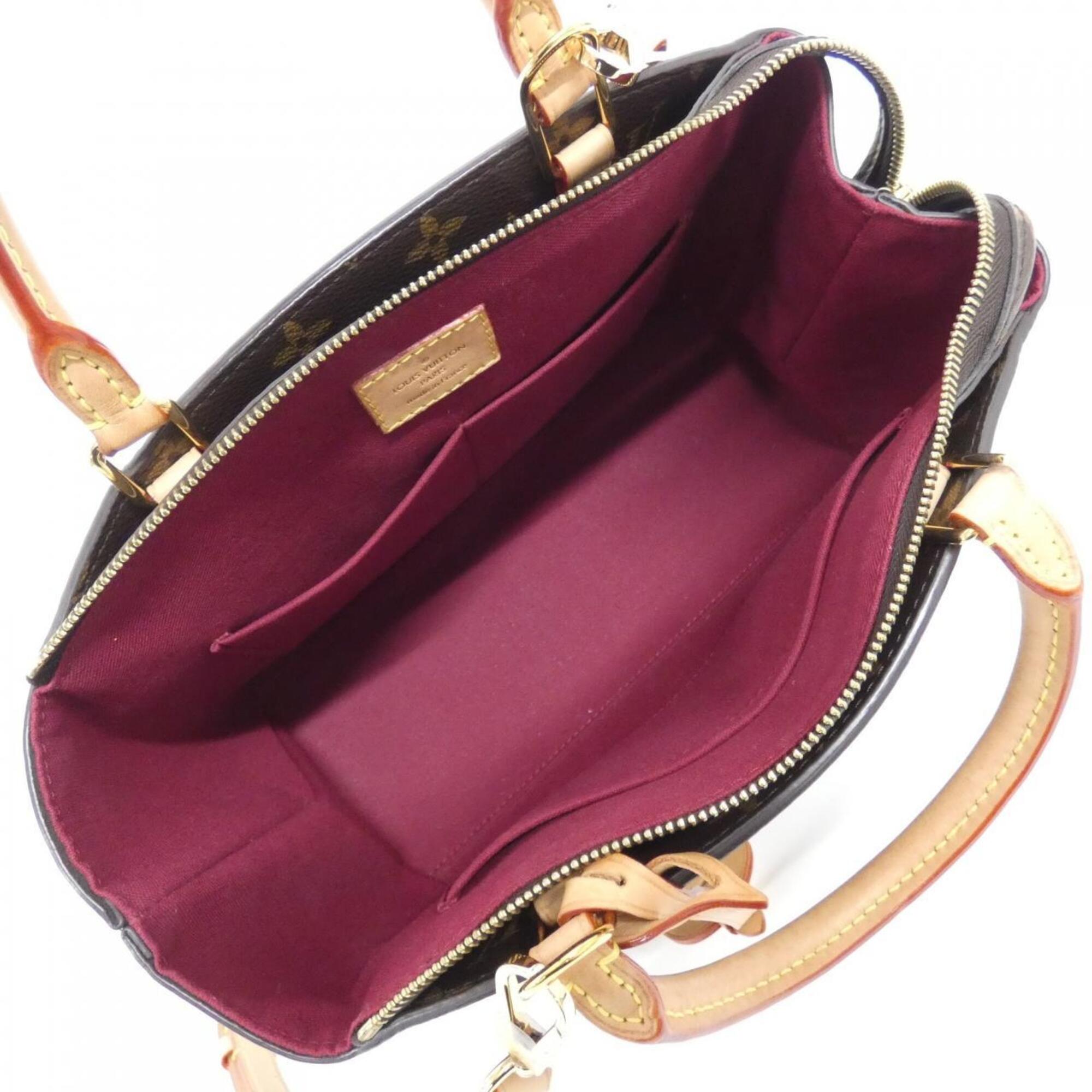 Louis Vuitton Brown Coated Canvas Handbag (Pre-Owned)