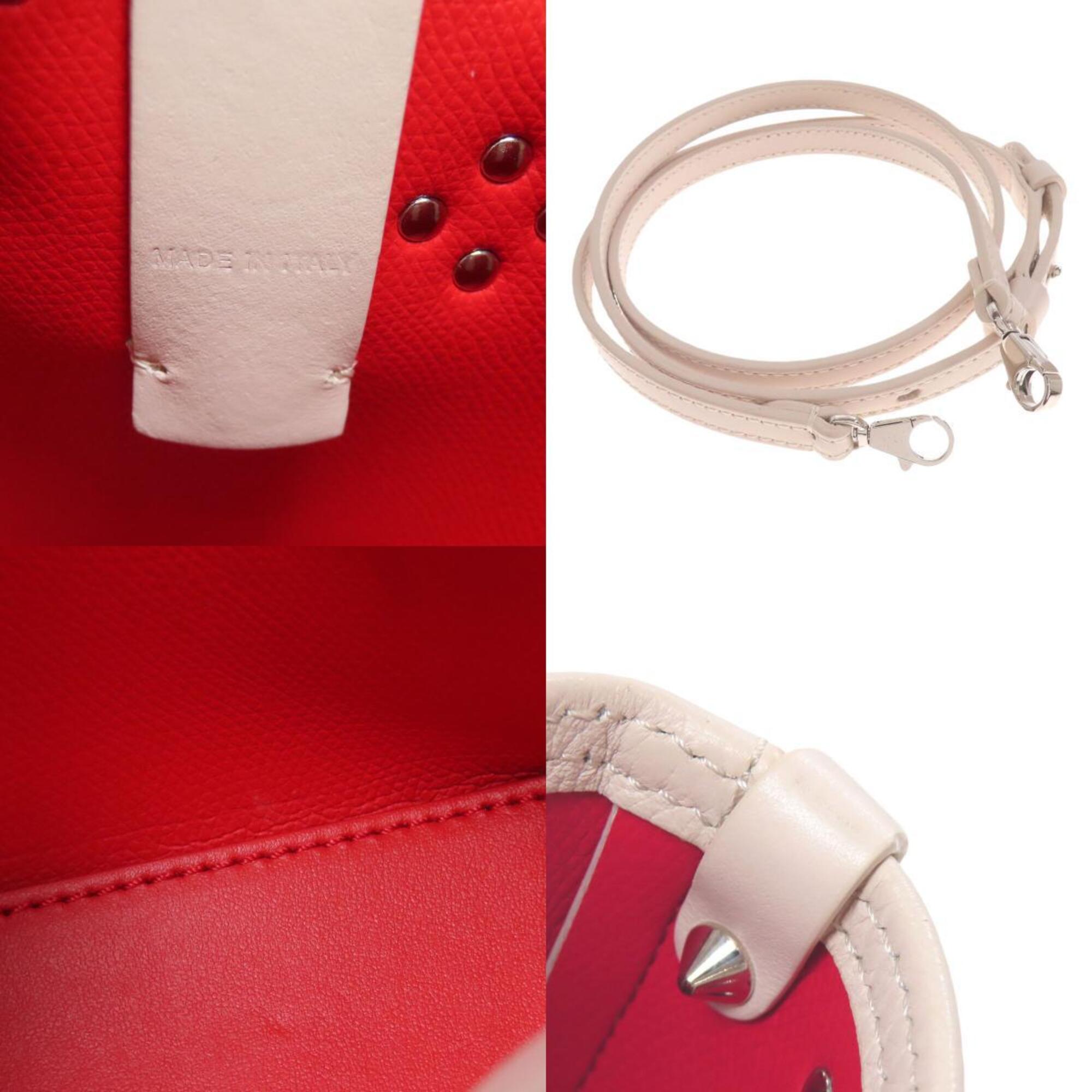 Christian Louboutin Pink Leather Handbag Tote Bag (Pre-Owned)
