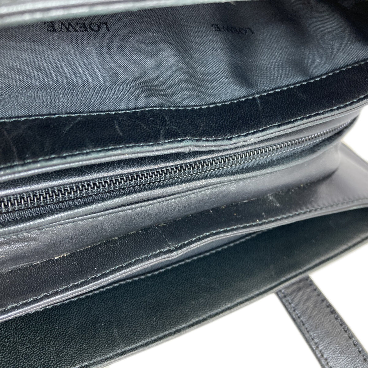 Loewe Black Leather Handbag (Pre-Owned)
