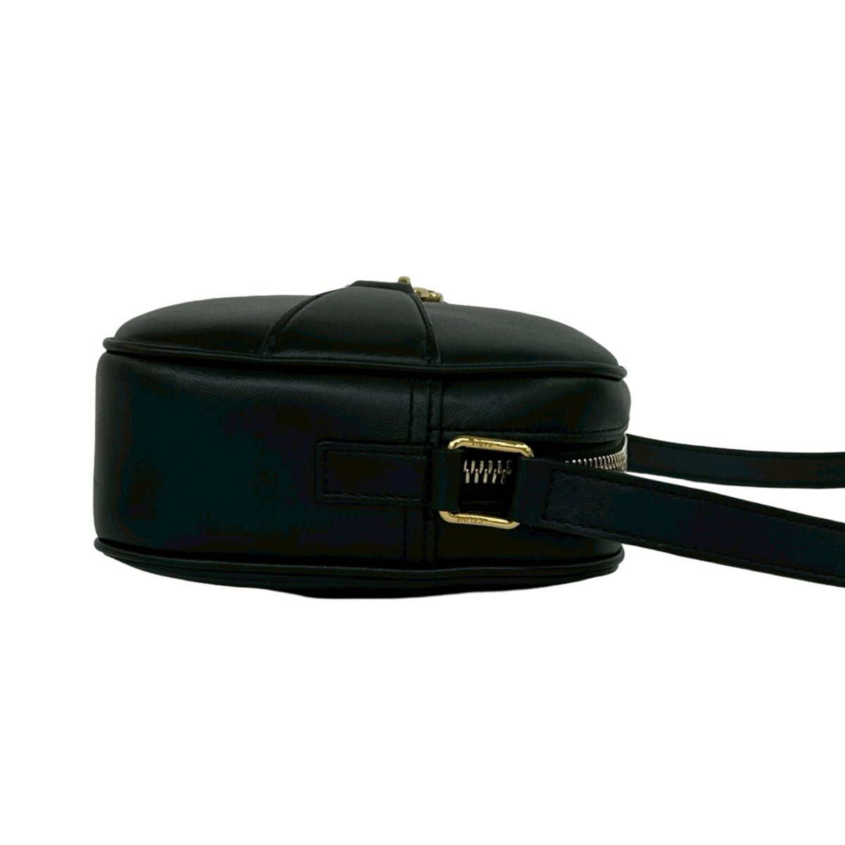 Celine Black Leather Pochette Shoulder Bag (Pre-Owned)