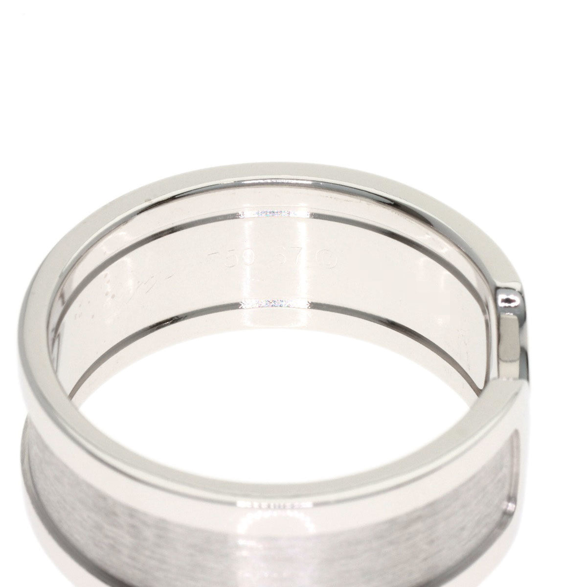 Cartier White Gold White Gold (18K) Band Ring (Pre-Owned)