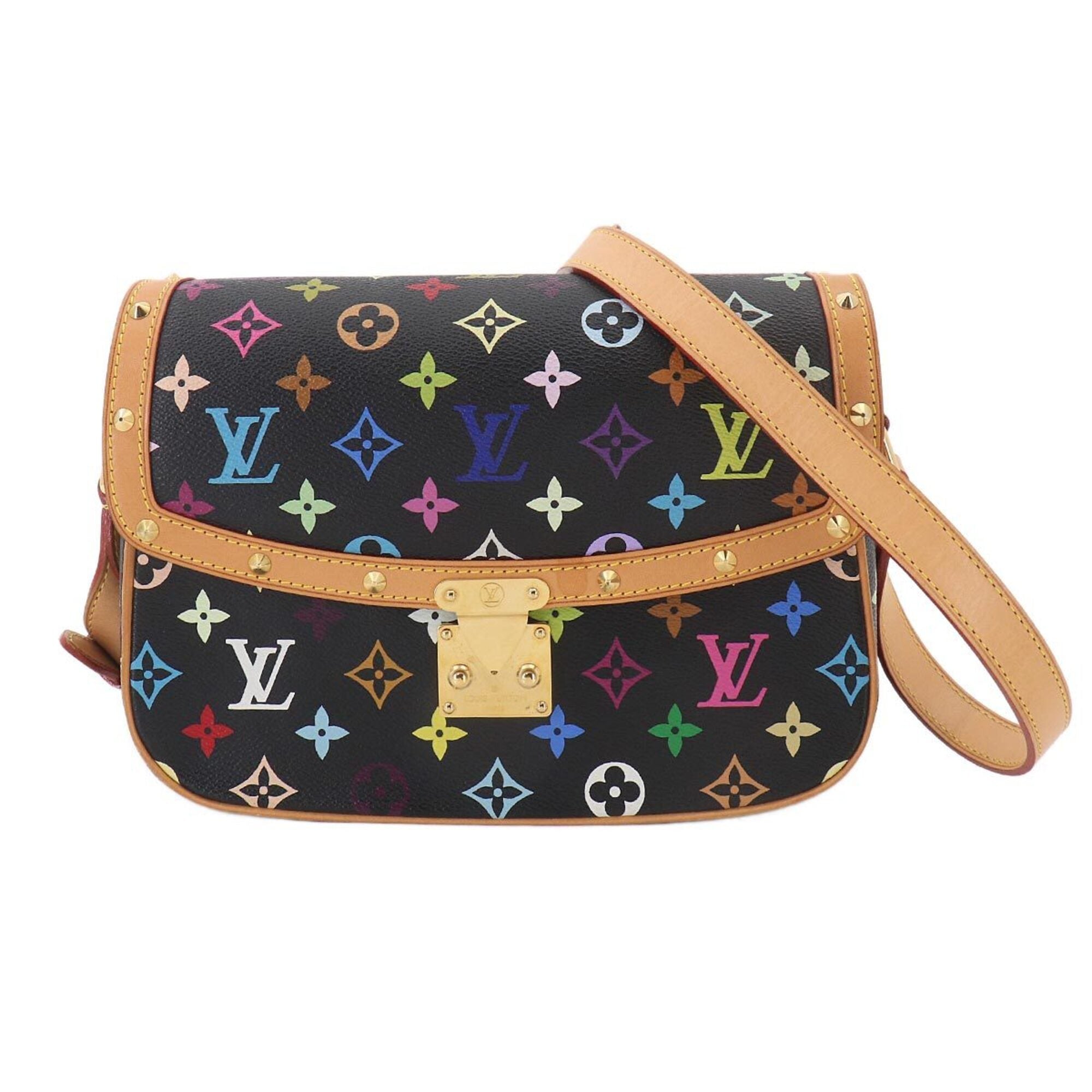 Louis Vuitton Multi-Color Noir Monogram Multicolore Shoulder Bag (Pre-Owned)