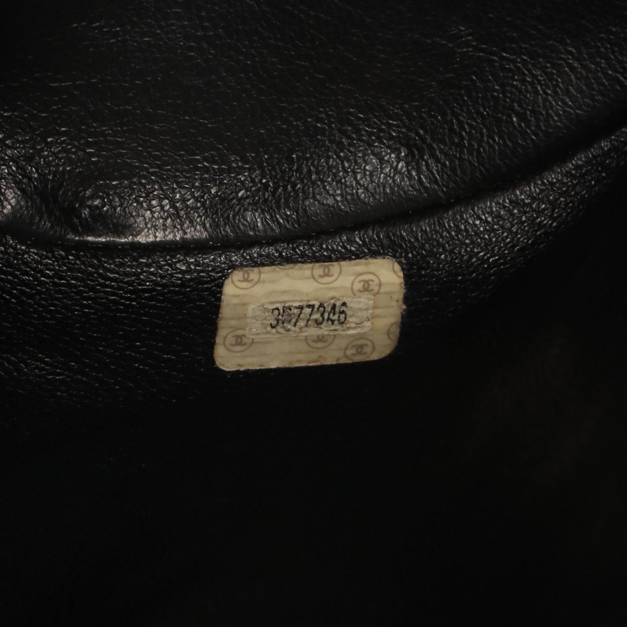 Chanel Black Leather Backpack (Pre-Owned)