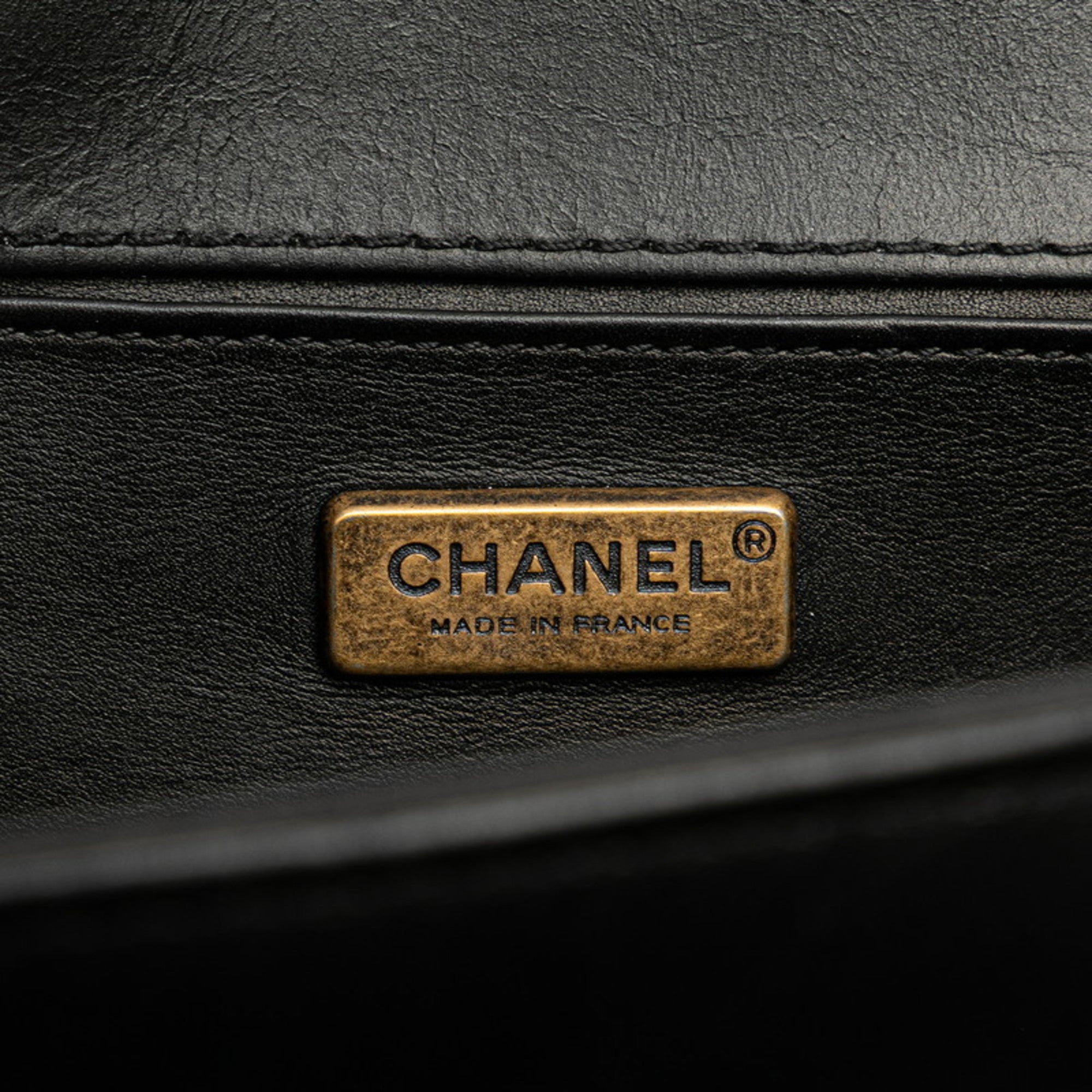 Chanel Black Fur Leather Shoulder Bag (Pre-Owned)