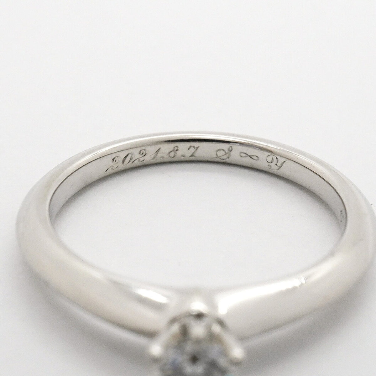 Tiffany Platinum 950 Band Ring (Pre-Owned)