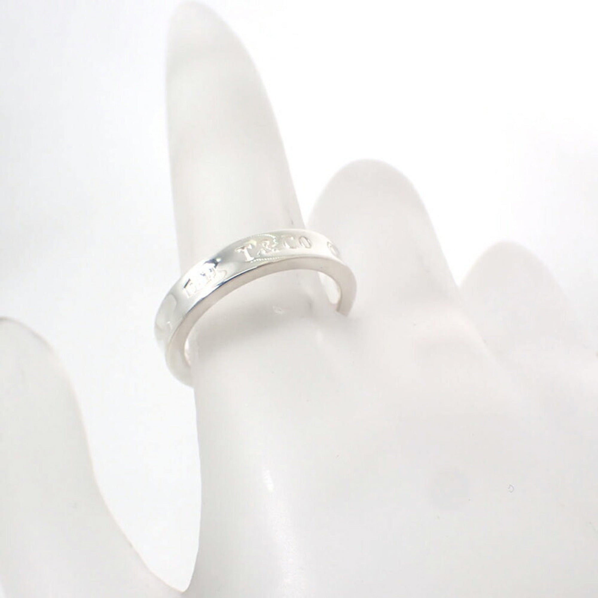 Tiffany Sterling Silver 925 Band Ring (Pre-Owned)