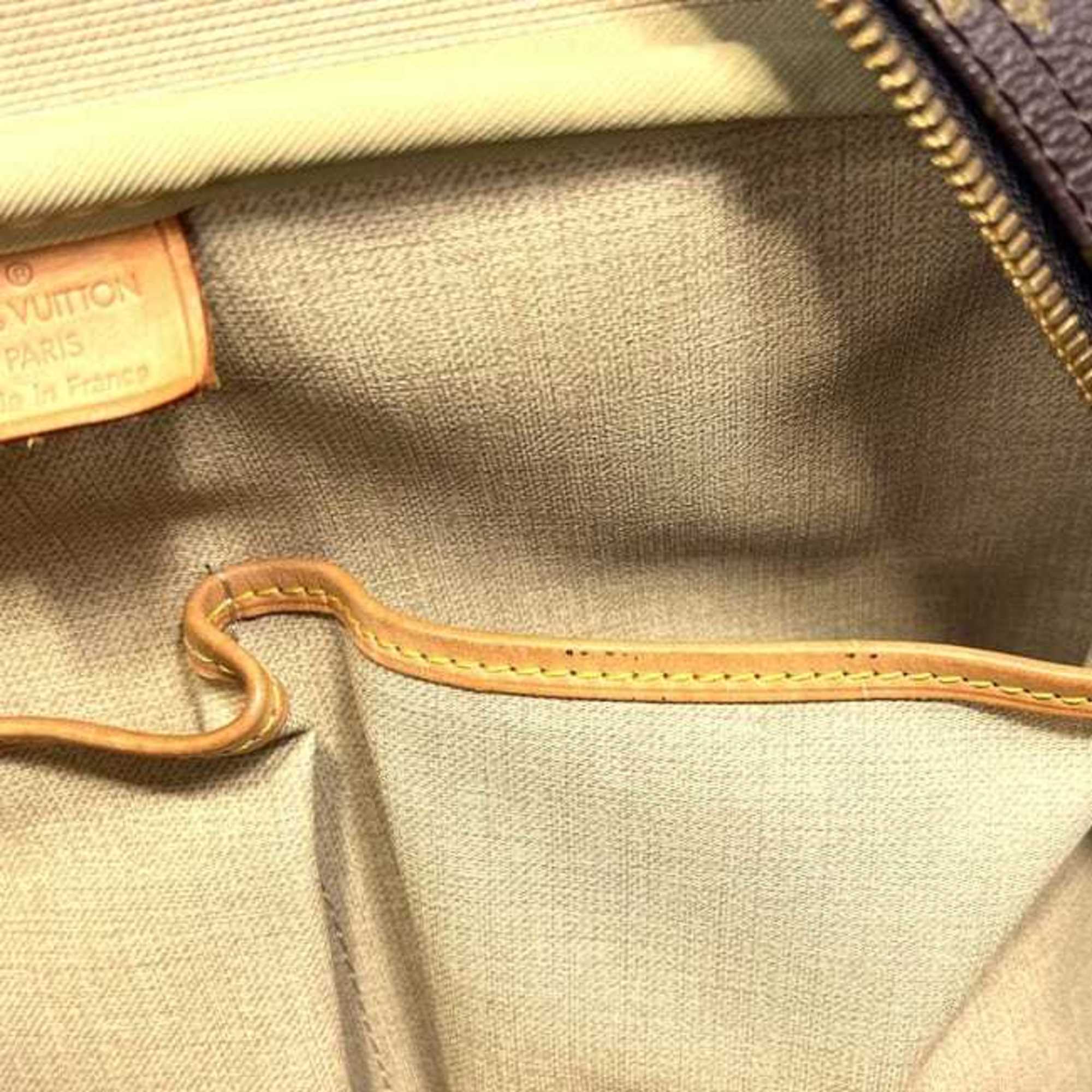 Louis Vuitton Monogram Brown Monogram Leather Boston Bag Handbag (Pre-Owned)