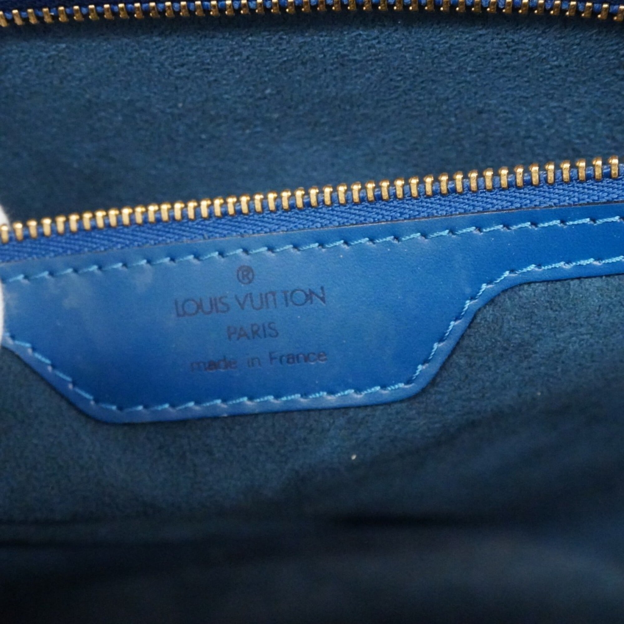 Louis Vuitton Toledo Blue Shoulder Bag (Pre-Owned)