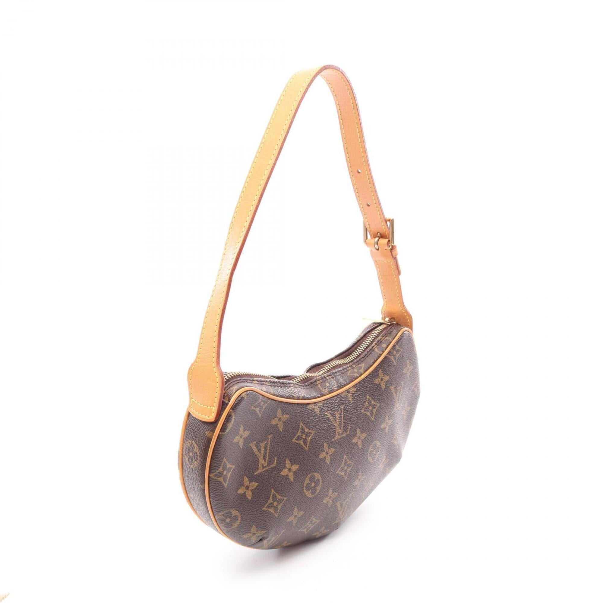 Louis Vuitton Brown Pvc Coated Canvas Leather Handbag Pochette Shoulder Bag (Pre-Owned)
