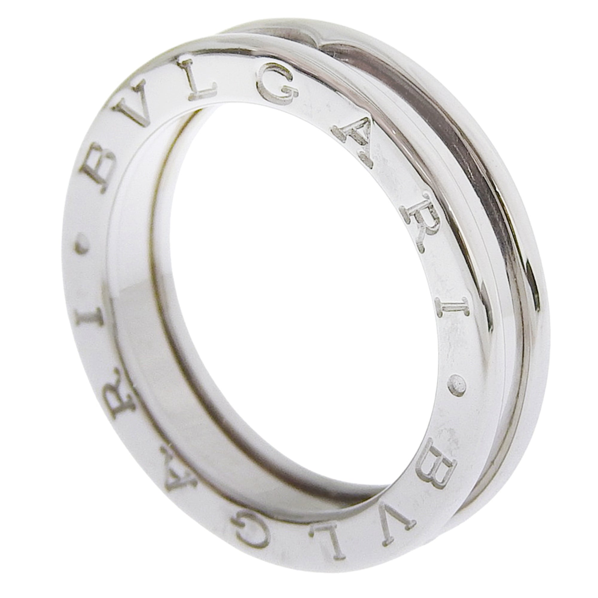 Bvlgari White Gold White Gold (18K) Band Ring (Pre-Owned)