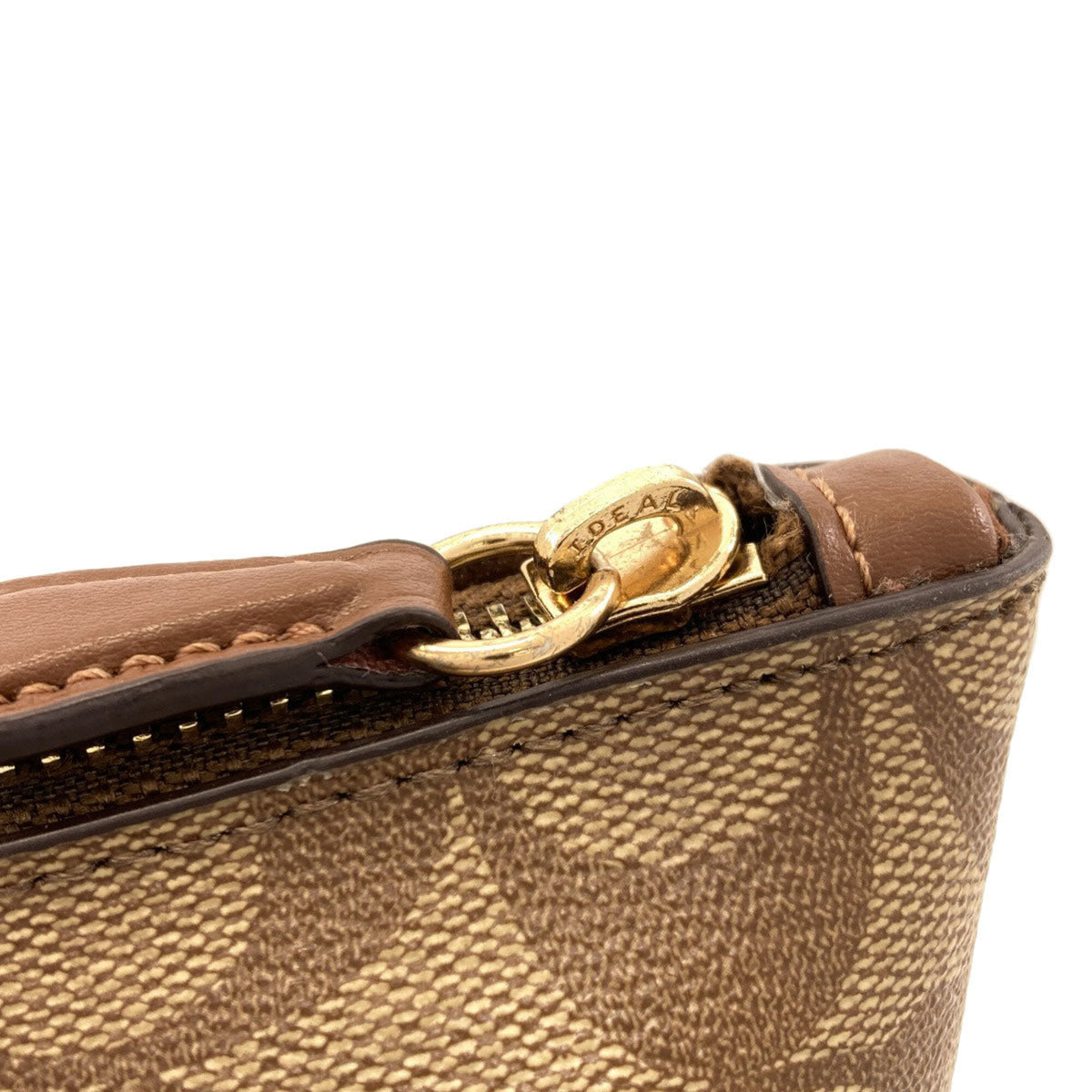 Coach Brown Pvc Tote Bag (Pre-Owned)