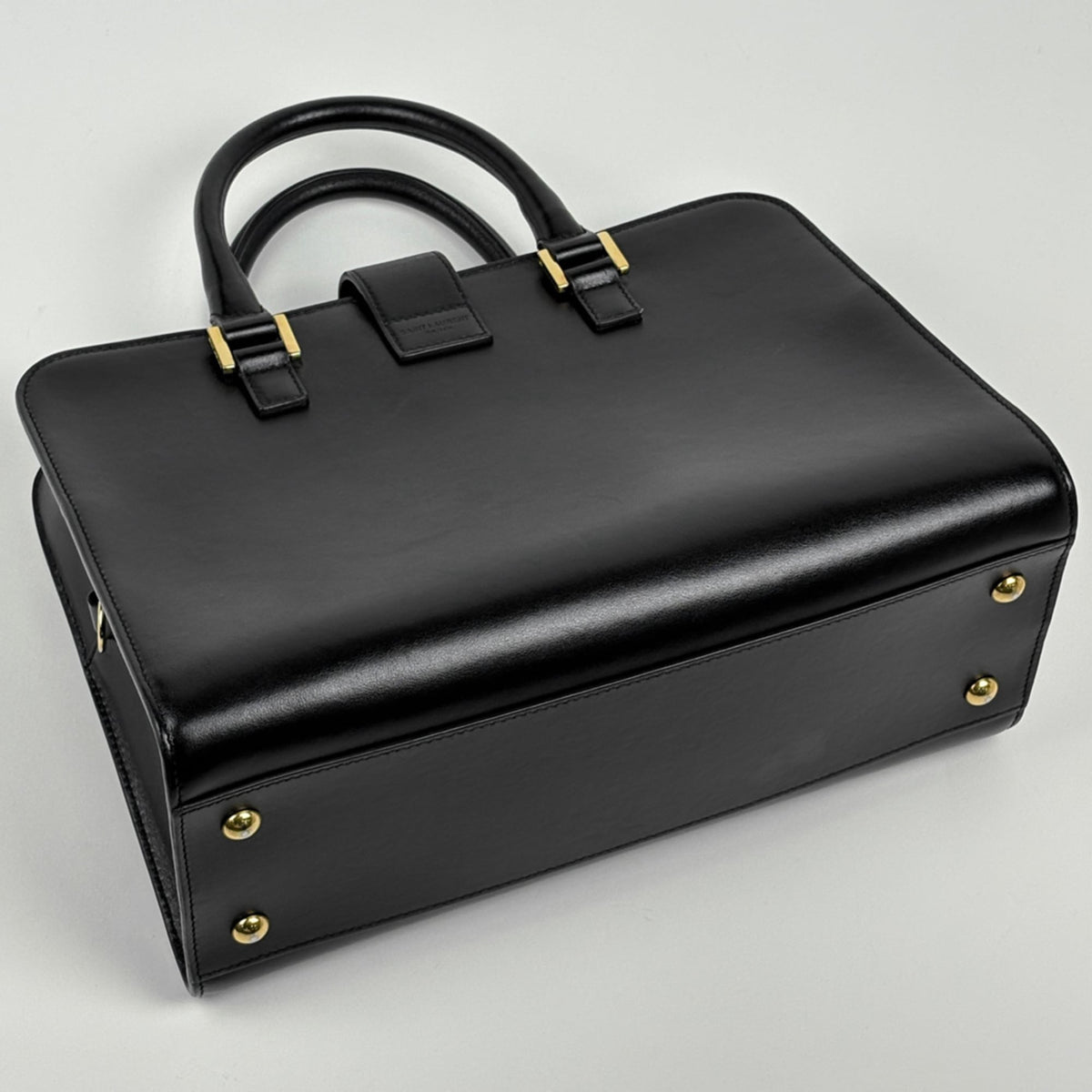 Saint Laurent Black Leather Handbag (Pre-Owned)
