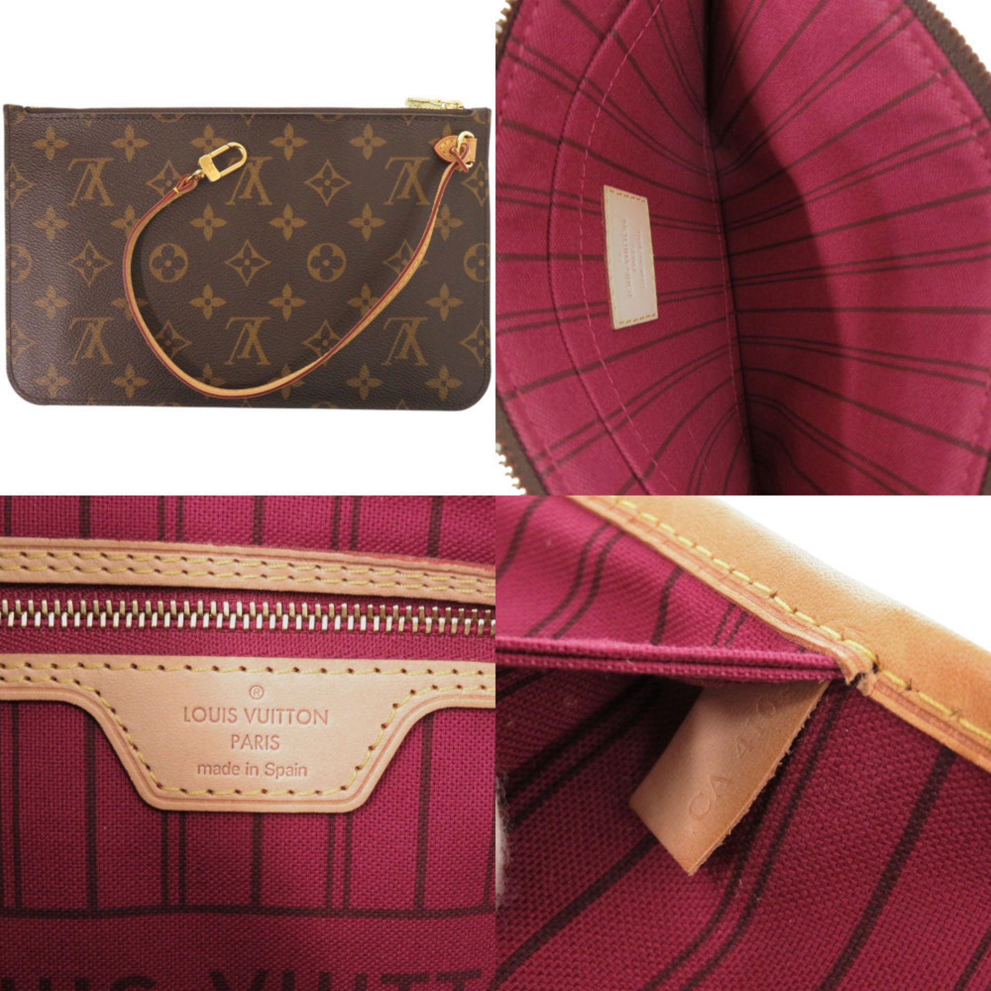 Louis Vuitton Fuchsia Monogram Monogram Handbag Tote Bag (Pre-Owned)