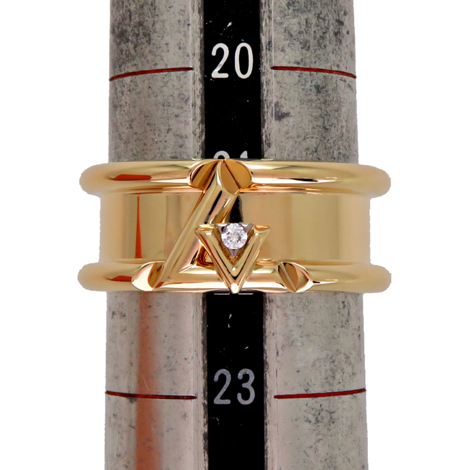 Louis Vuitton Yellow Gold (18K) Band Ring (Pre-Owned)