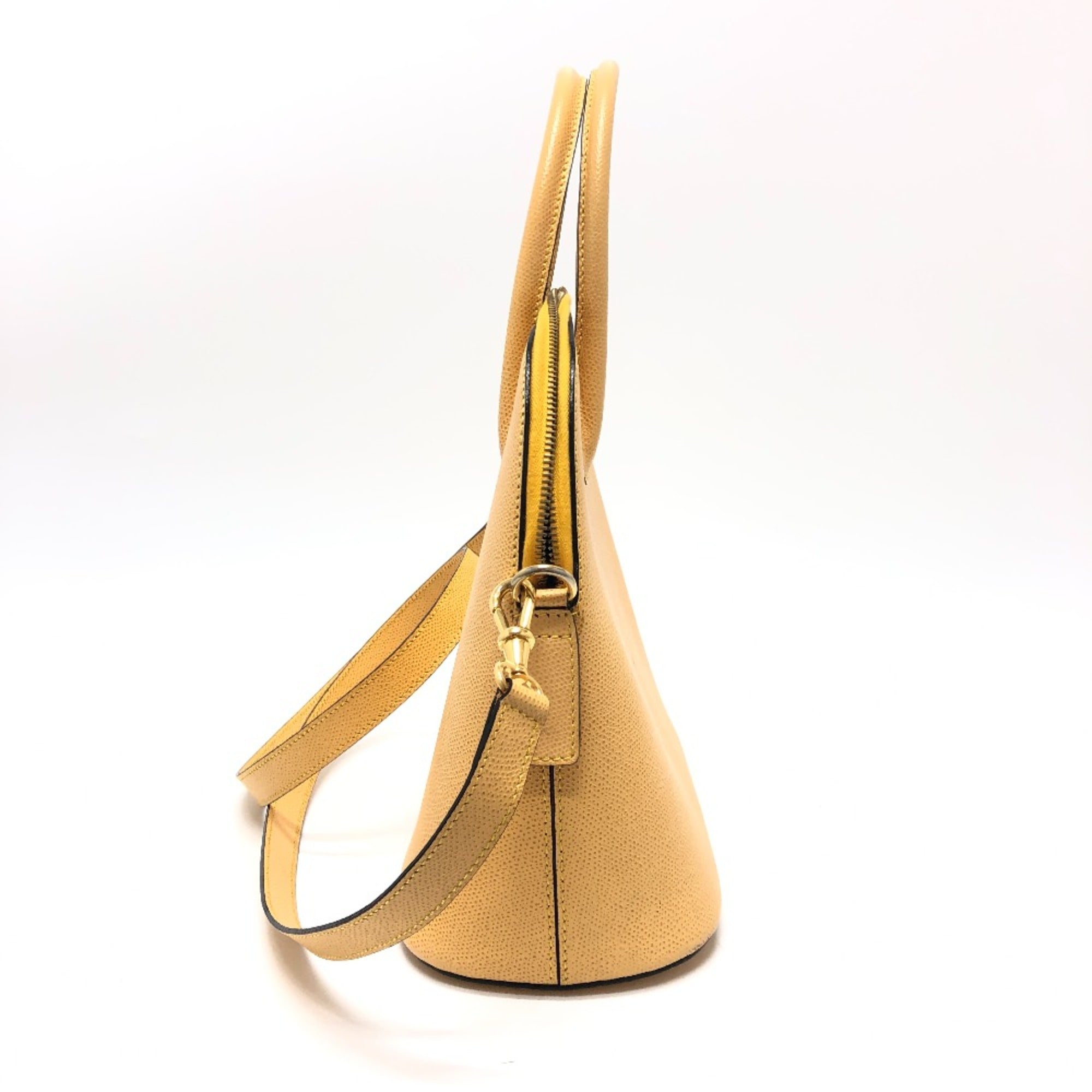 Celine Yellow Leather Shoulder Bag (Pre-Owned)