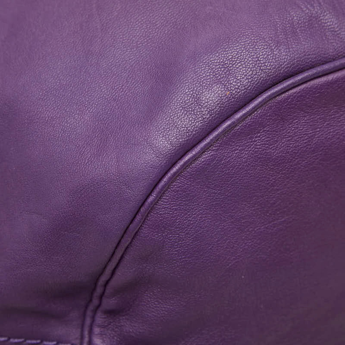 Chloé Purple Leather Shoulder Bag (Pre-Owned)