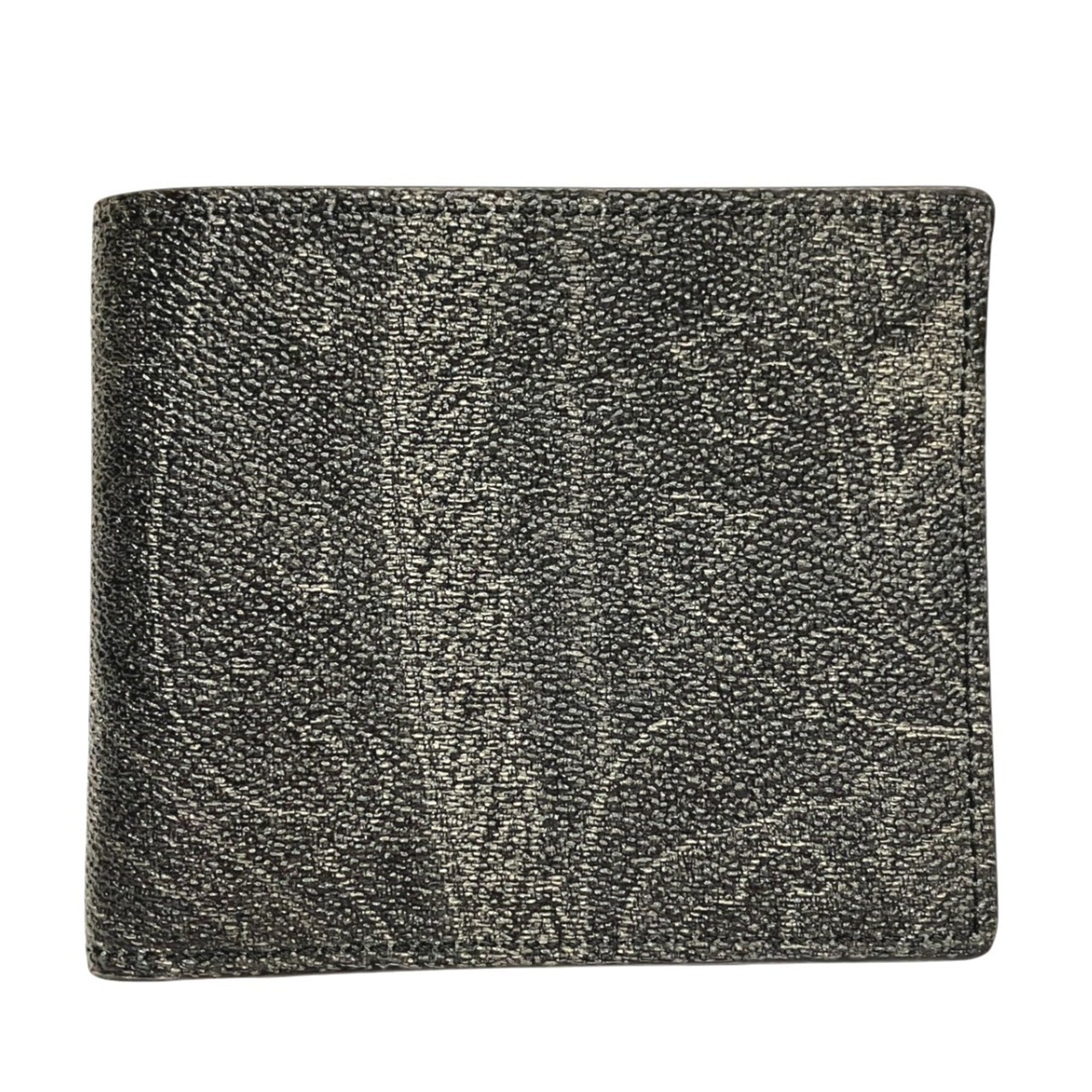 Etro Gray Pvc Leather Wallet (Bi-Fold) (Pre-Owned)