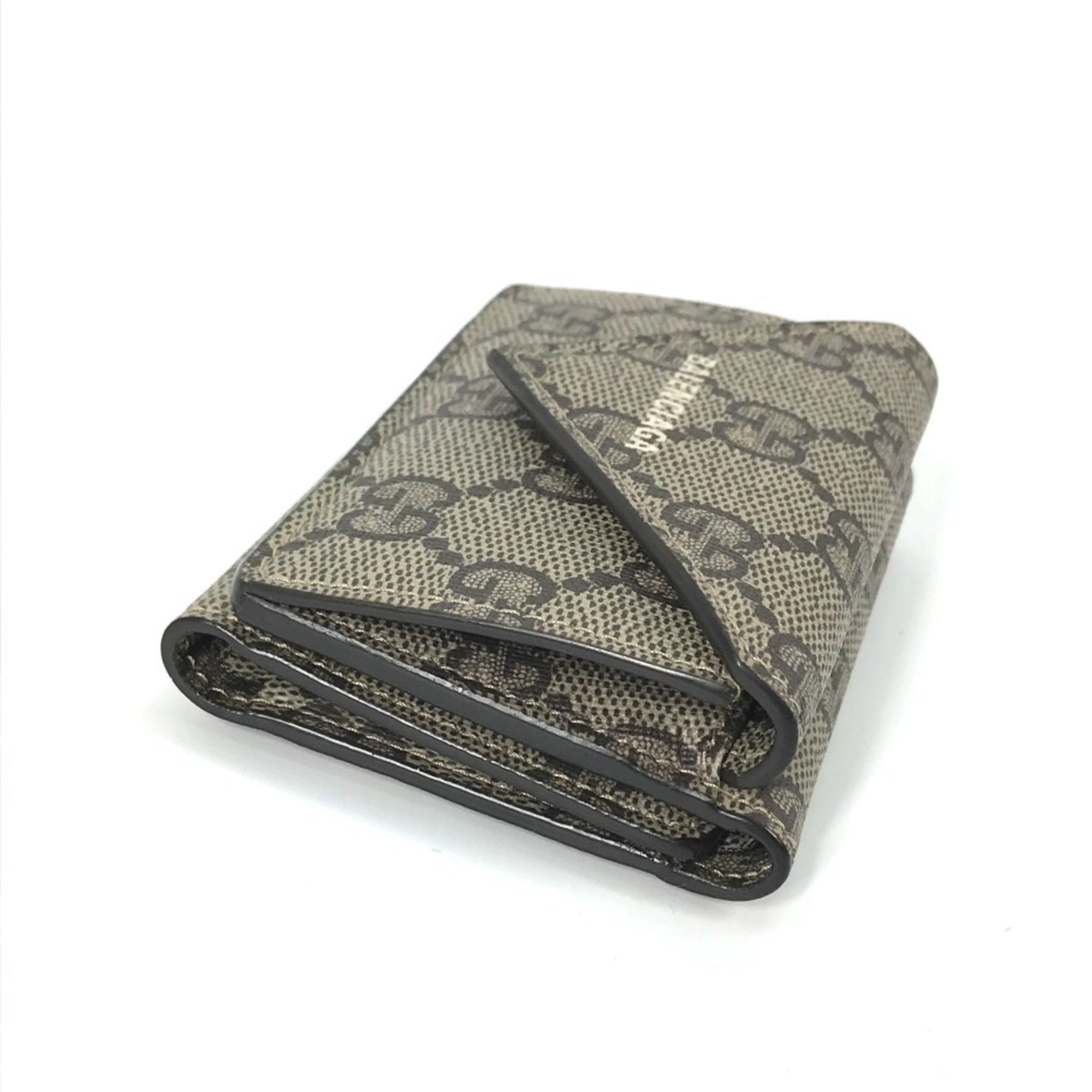Gucci Beige White Gg Supreme Wallet (Tri-Fold) (Pre-Owned)