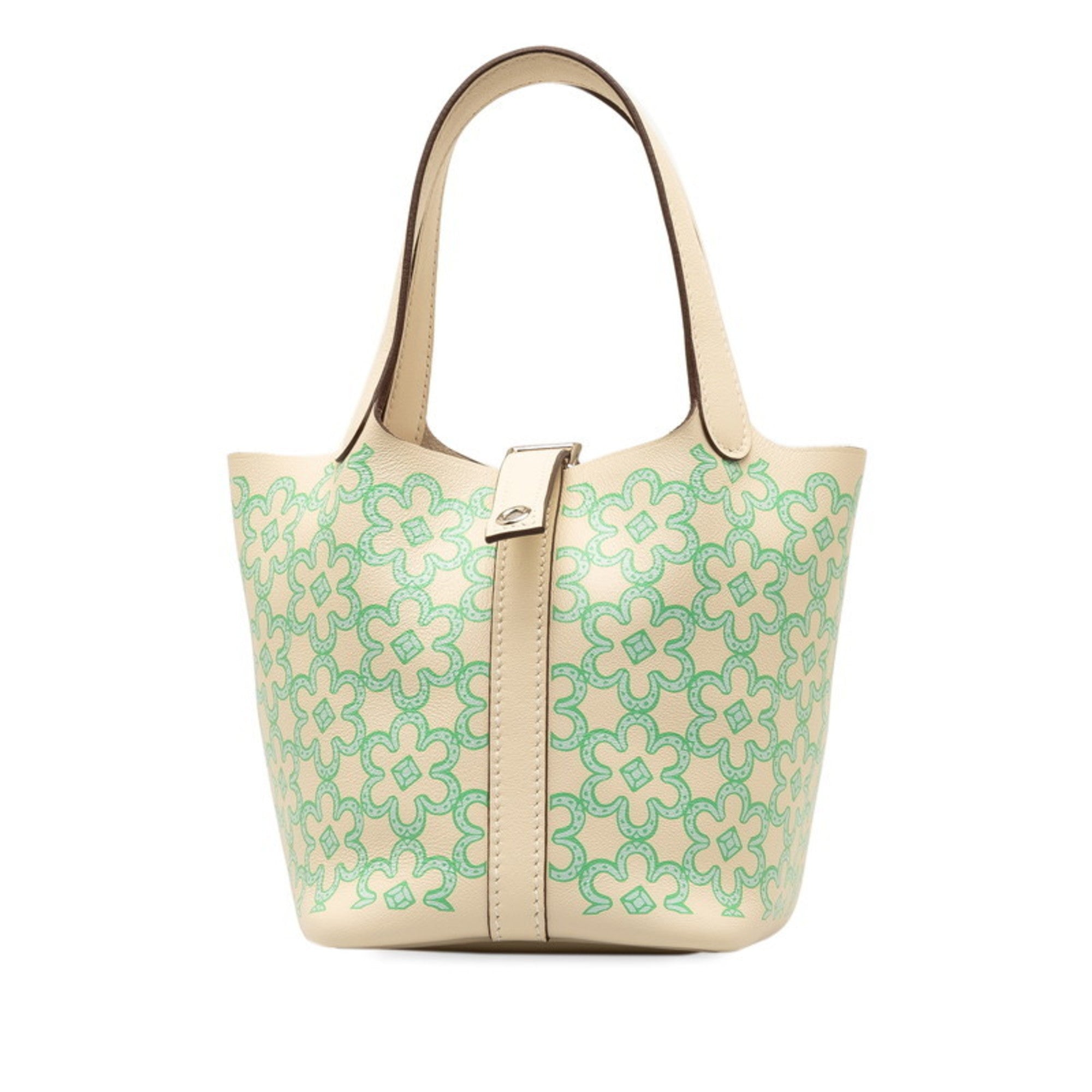 Hermes Vert Swift Leather Handbag (Pre-Owned)