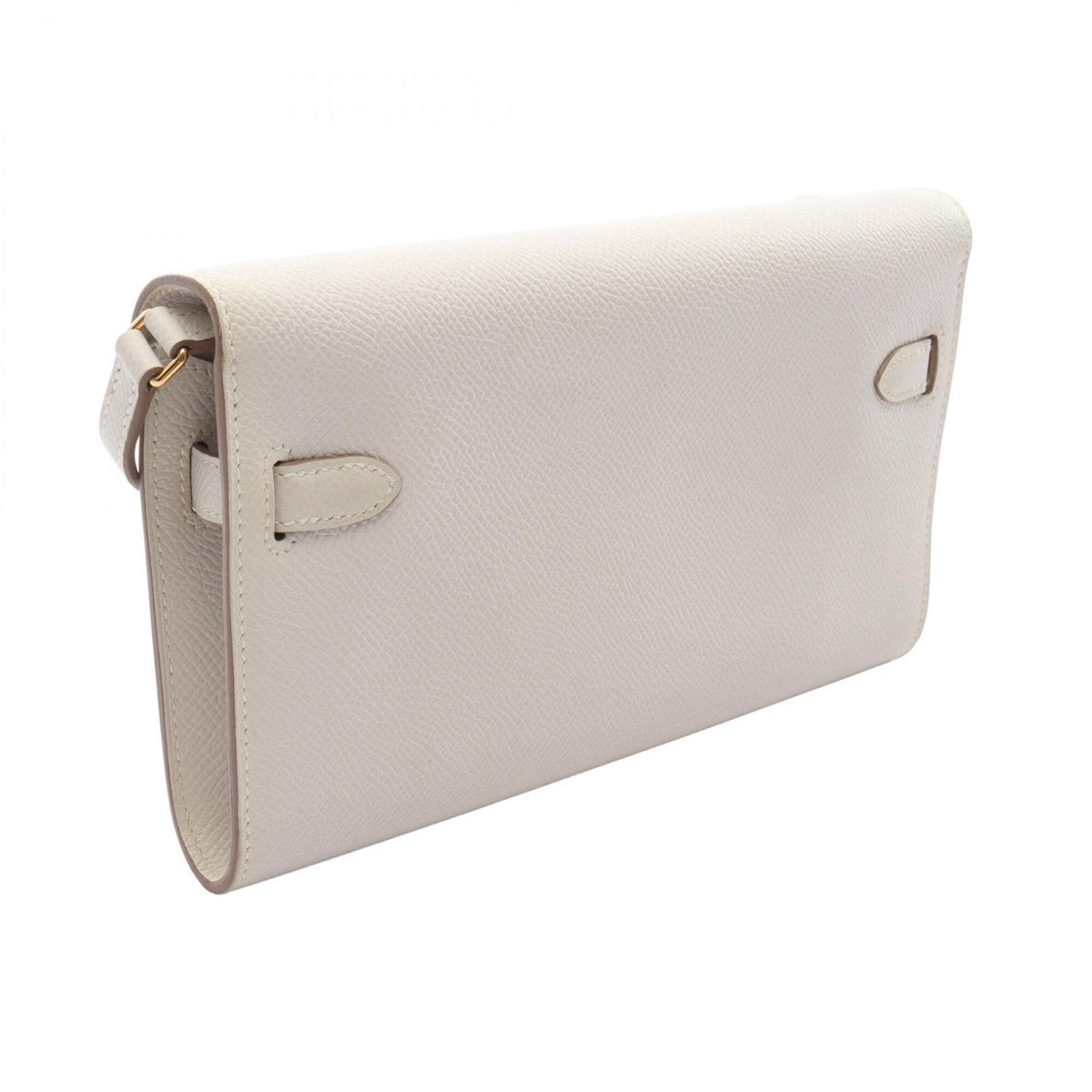 Hermes White Epsom Leather Handbag Shoulder Bag (Pre-Owned)