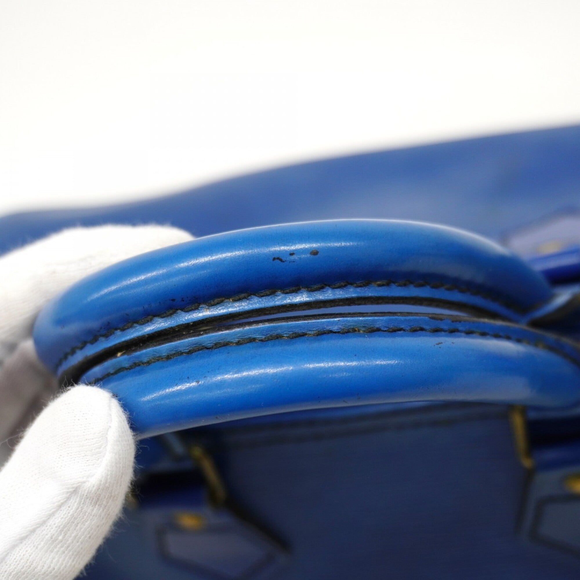 Louis Vuitton Toledo Blue Handbag (Pre-Owned)