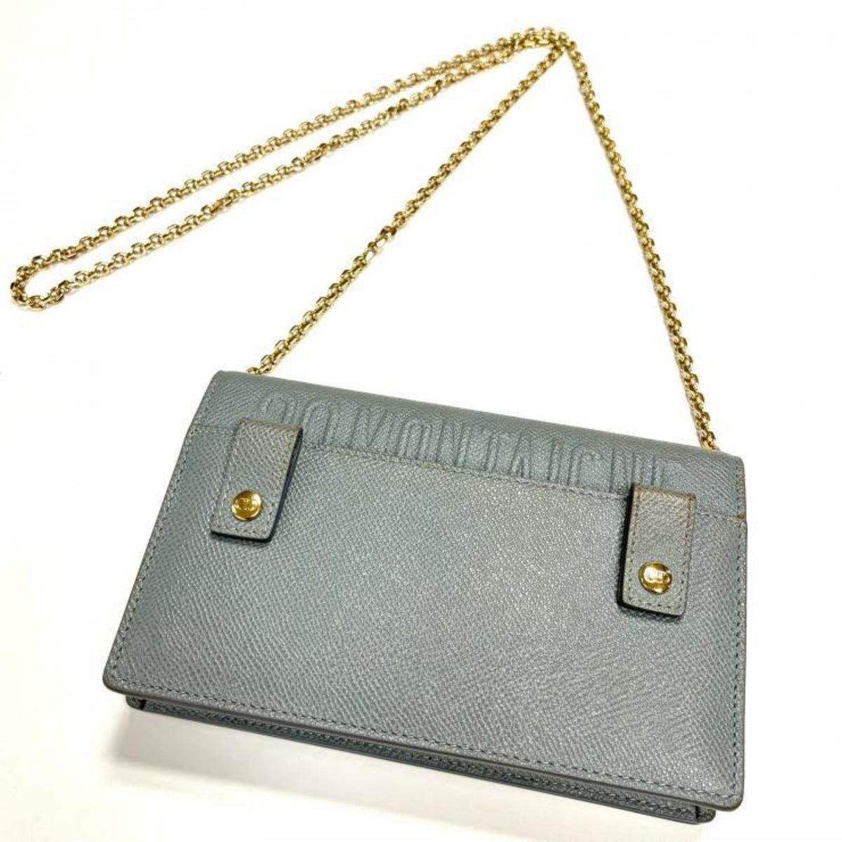 Christian Dior Gray Leather Shoulder Bag (Pre-Owned)
