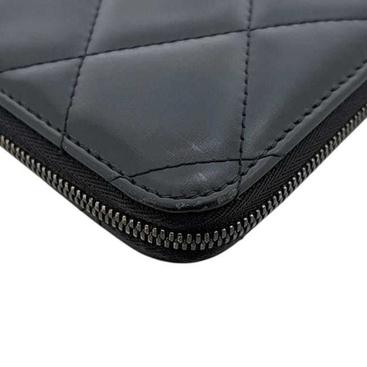 Balenciaga Black Leather Long Wallet (Bi-Fold) (Pre-Owned)