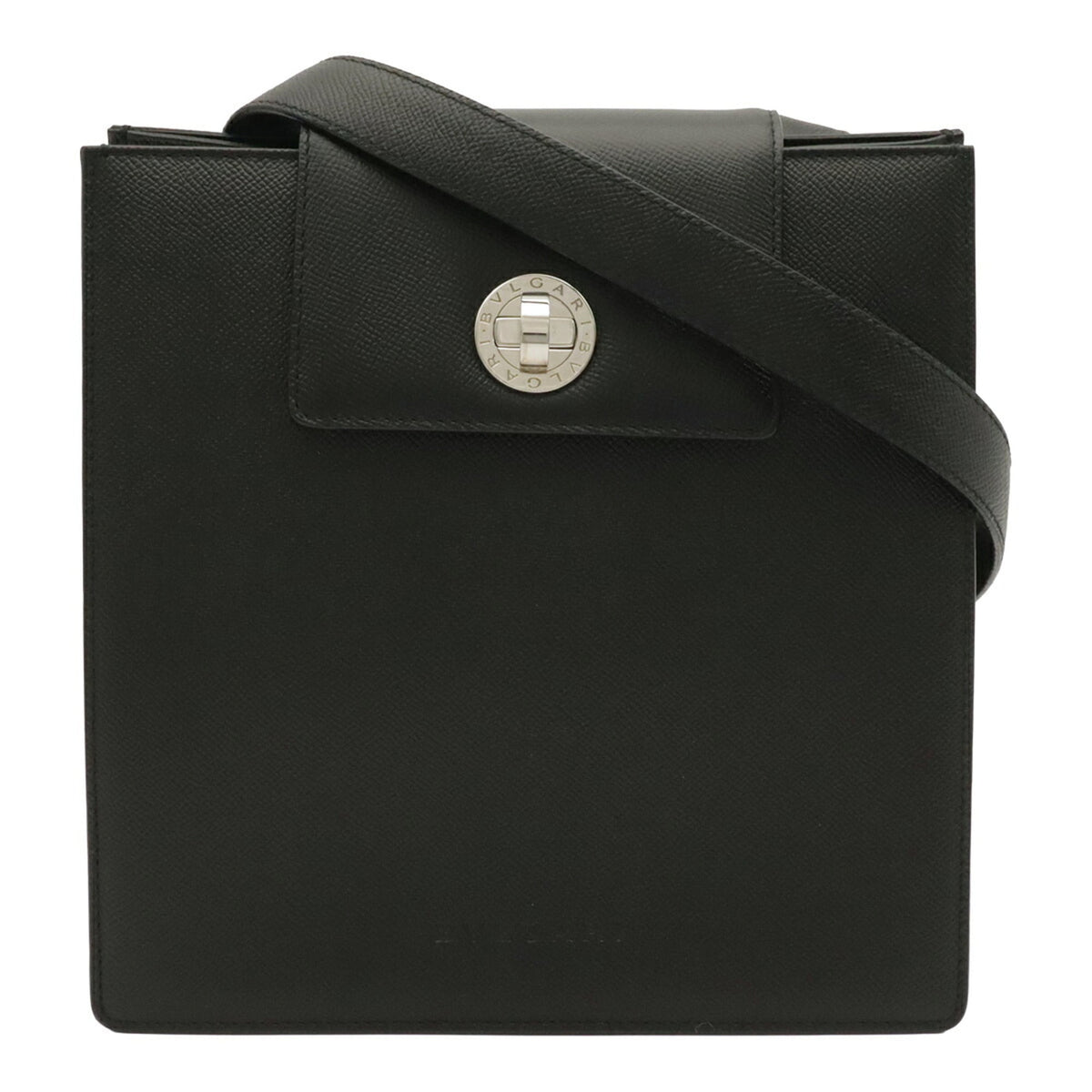 Bvlgari Black Leather Shoulder Bag (Pre-Owned)
