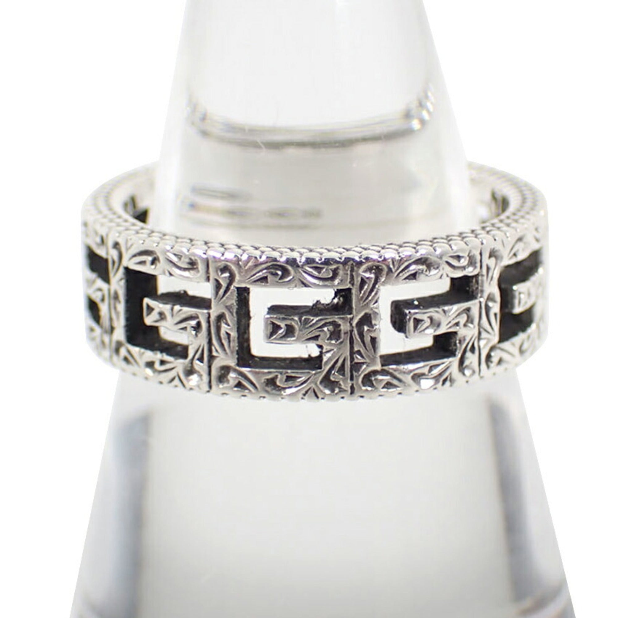 Gucci Sterling Silver 925 Band Ring (Pre-Owned)