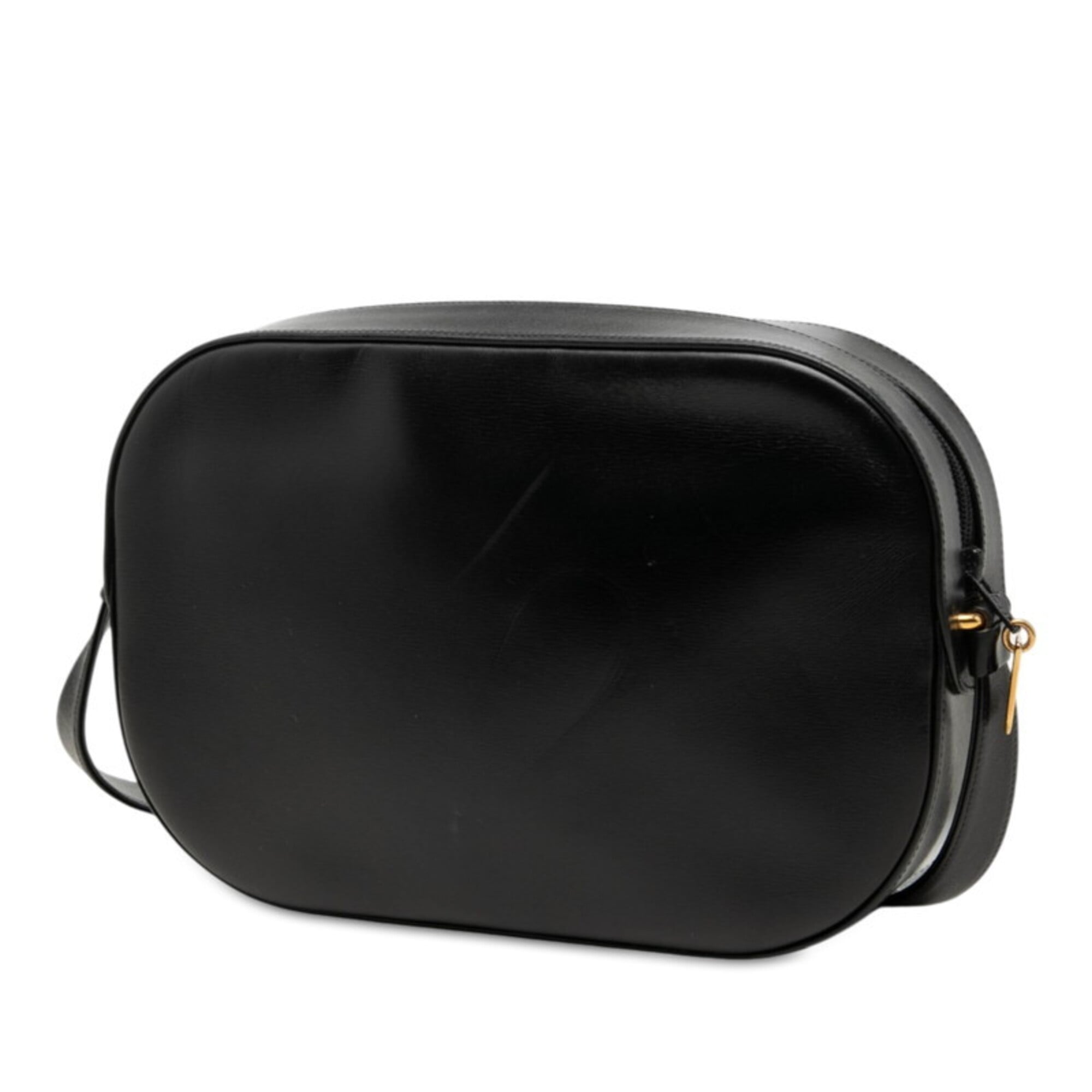 Cartier Black Leather Shoulder Bag (Pre-Owned)
