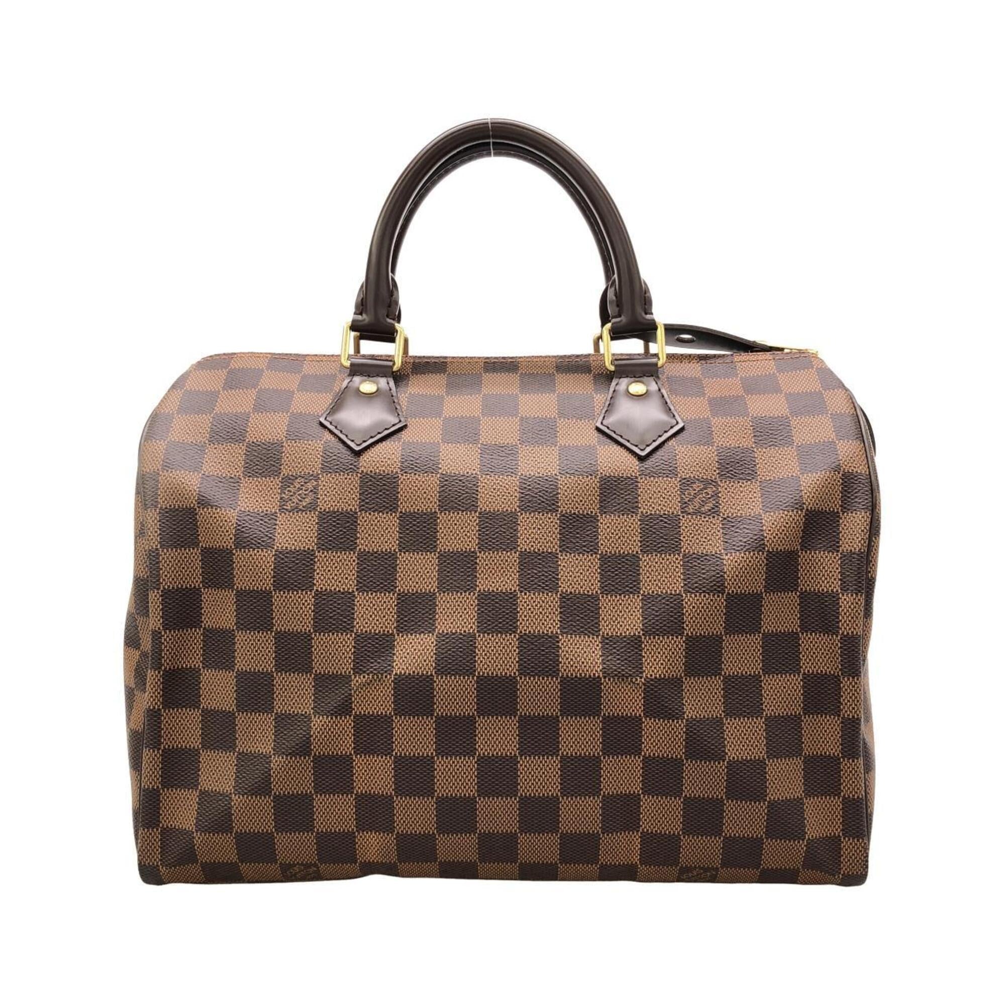 Louis Vuitton Ebene Coated Canvas Boston Bag (Pre-Owned)