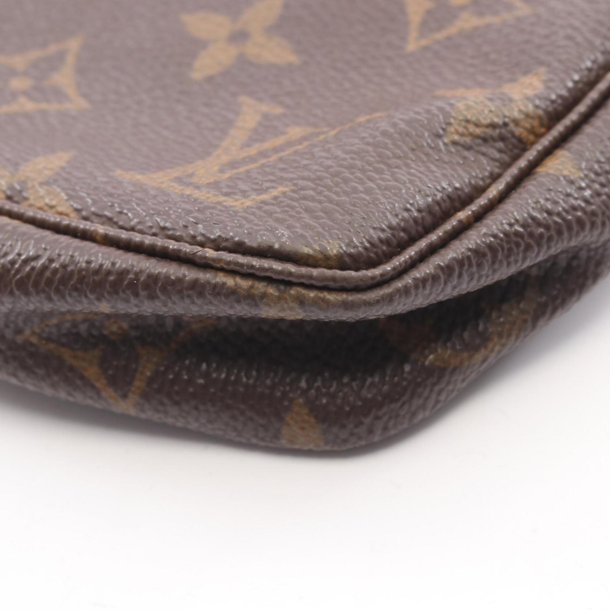 Louis Vuitton Brown Coated Canvas Leather Handbag (Pre-Owned)