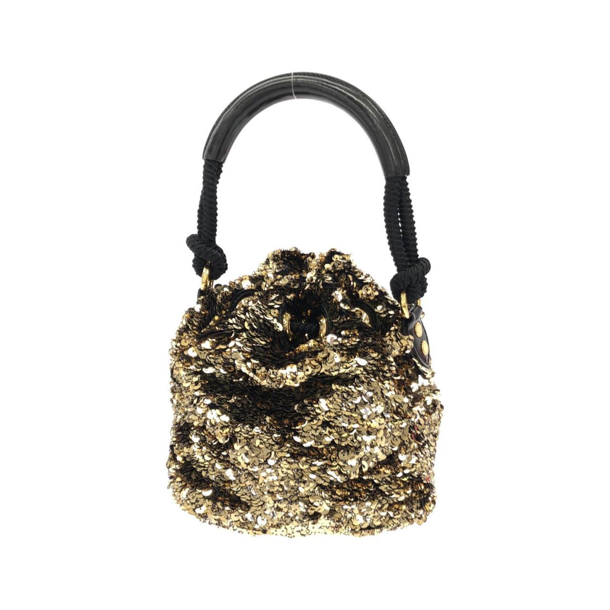 Louis Vuitton Gold Spangles Shoulder Bag (Pre-Owned)