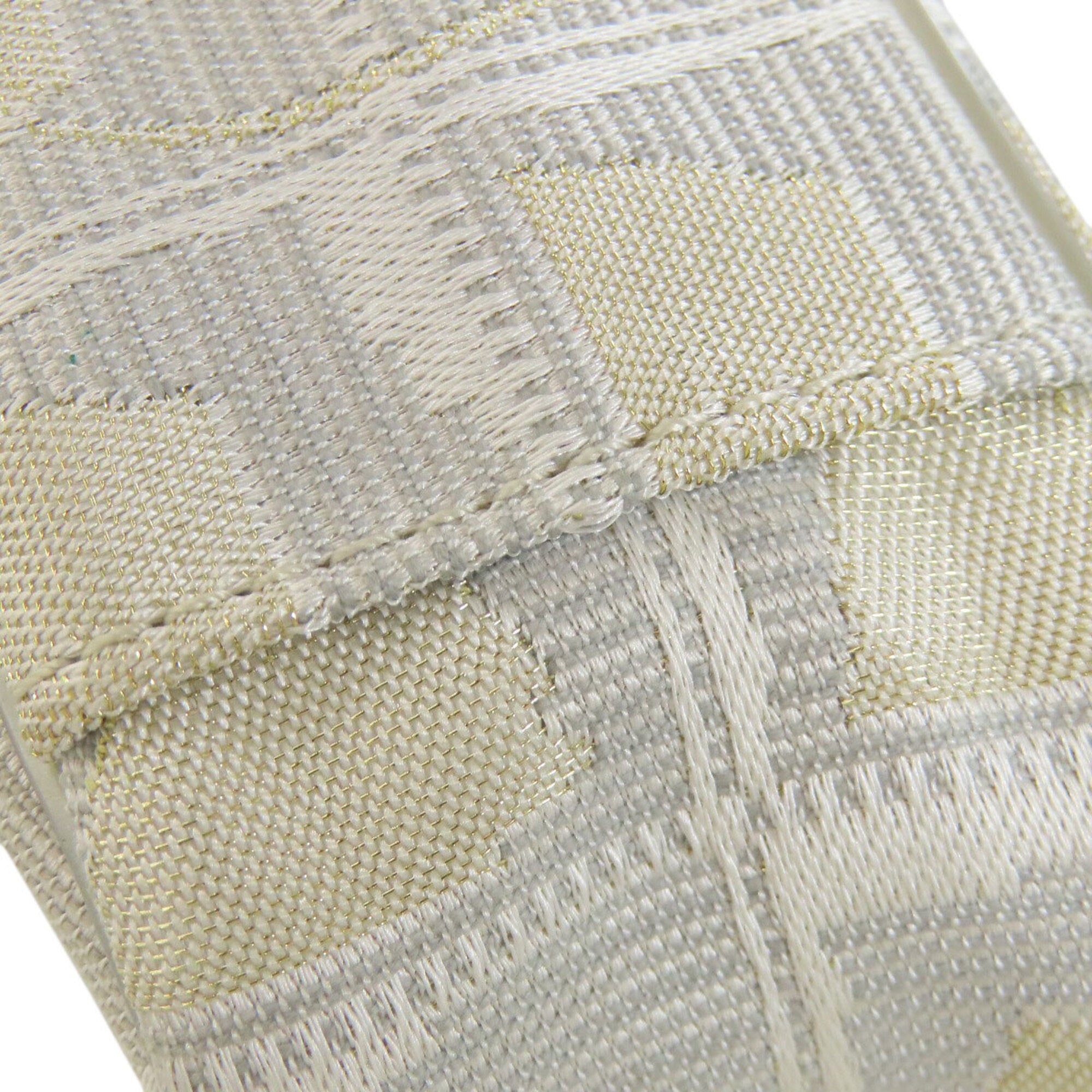 Chanel Beige Nylon Shoulder Bag (Pre-Owned)