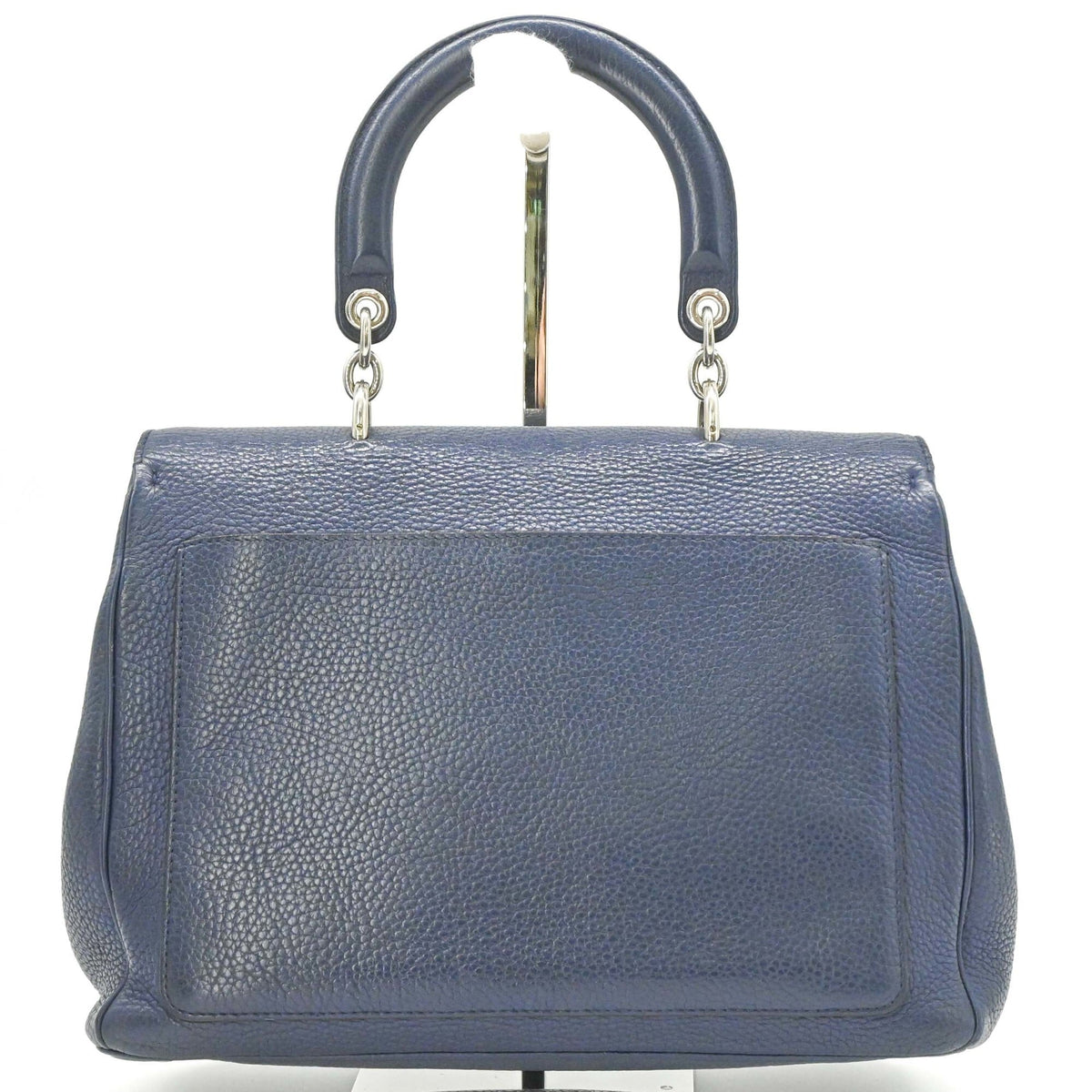 Christian Dior Navy Leather Handbag (Pre-Owned)