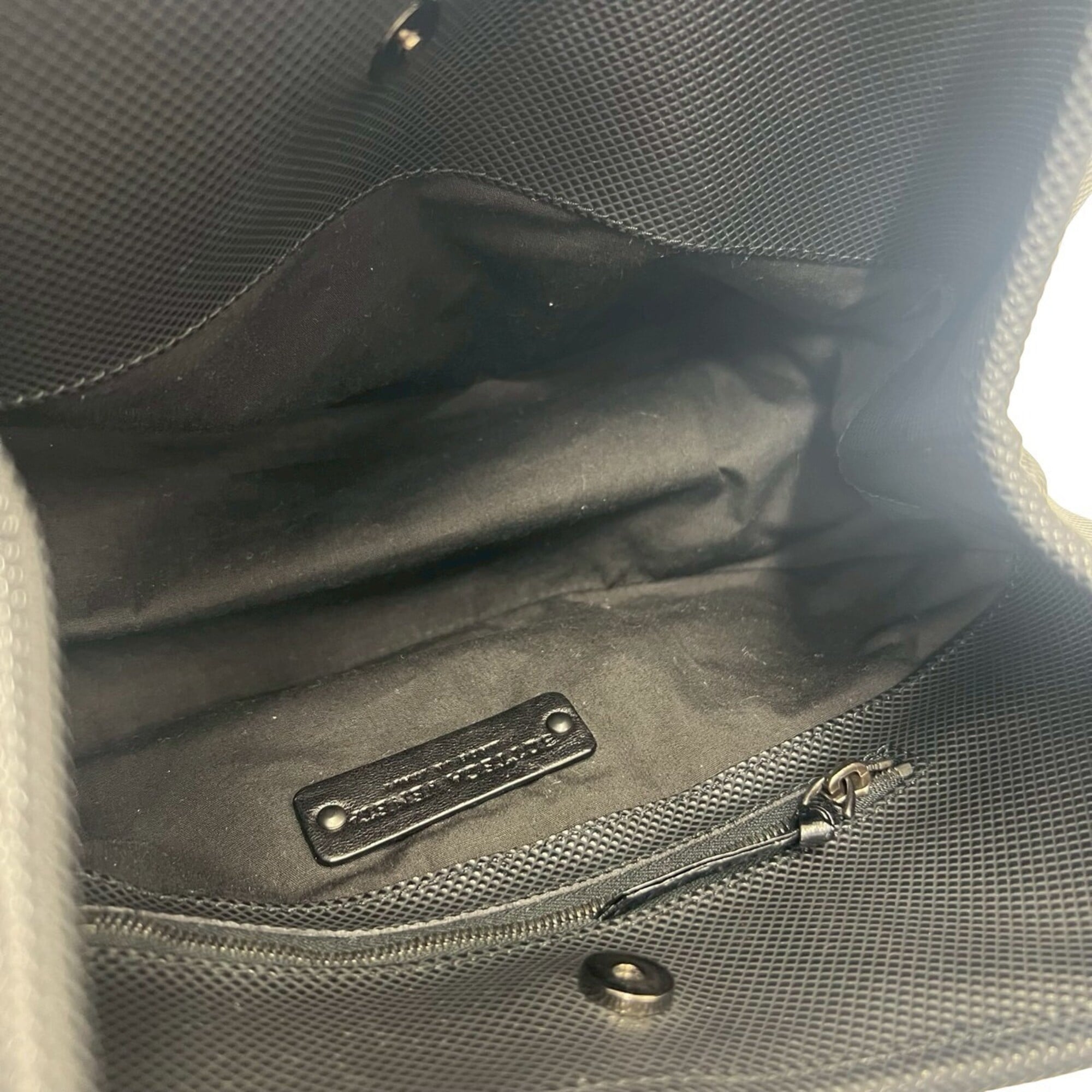 Bottega Veneta Black Leather Pvc Handbag Tote Bag (Pre-Owned)