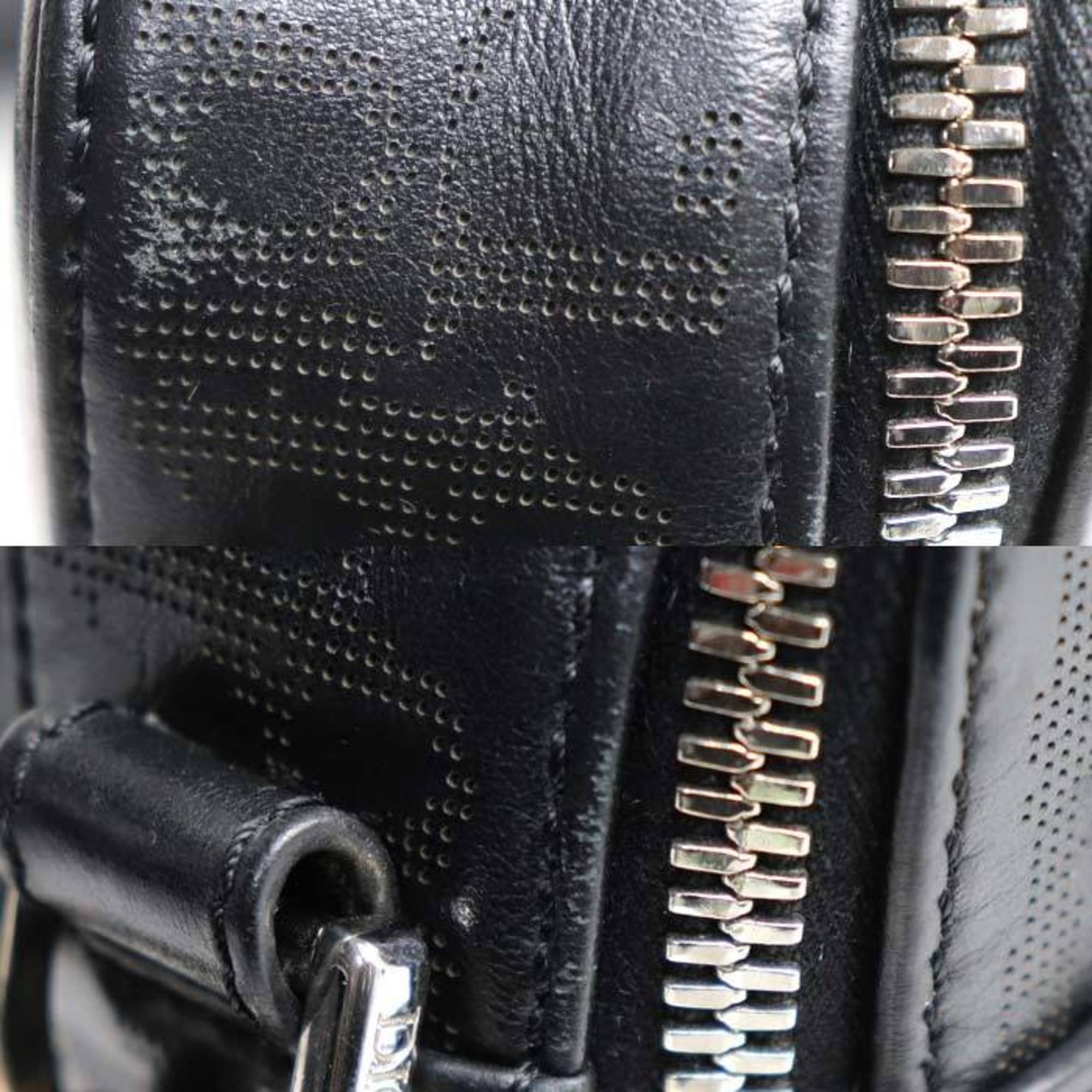 Christian Dior Black Leather Shoulder Bag (Pre-Owned)