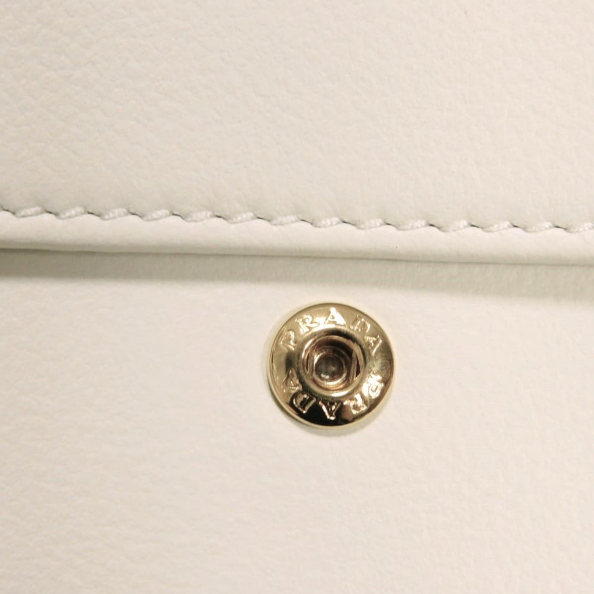 Prada White Wallet (Tri-Fold) (Pre-Owned)