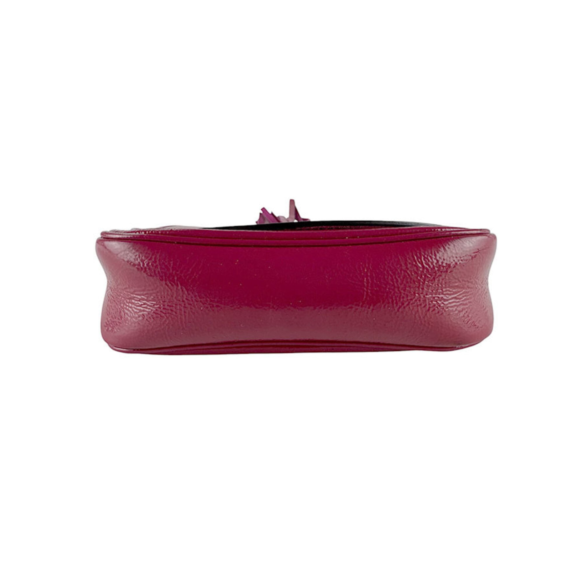 Gucci Pink Patent Leather Shoulder Bag (Pre-Owned)
