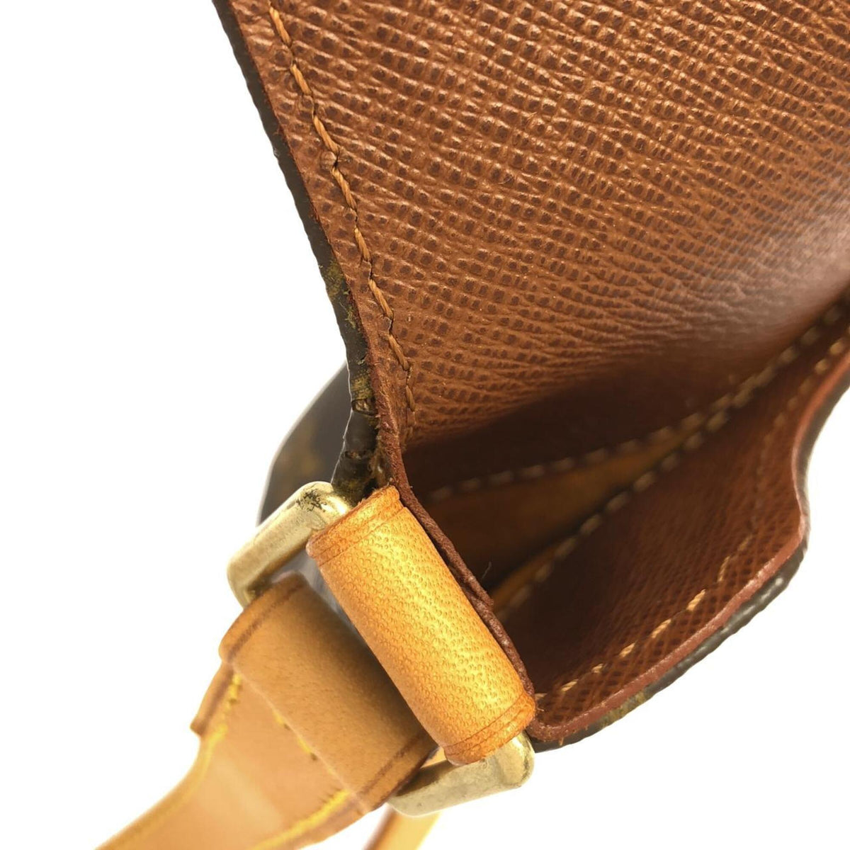 Louis Vuitton Marron Monogram Coated Canvas Shoulder Bag (Pre-Owned)