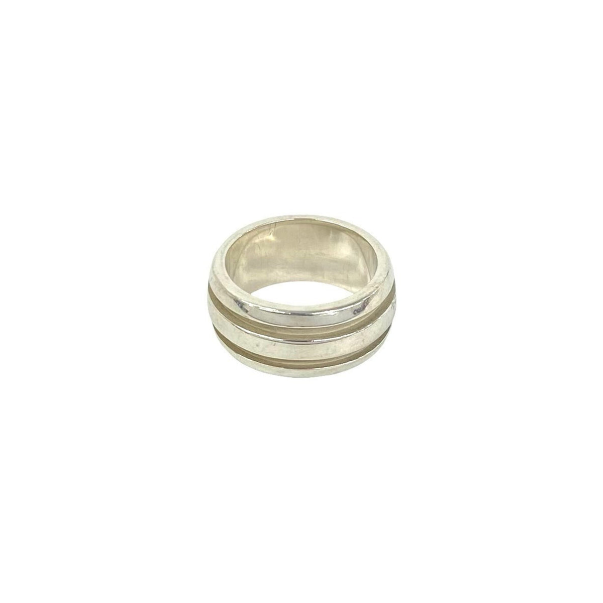 Tiffany Silver Silver 925 Band Ring (Pre-Owned)