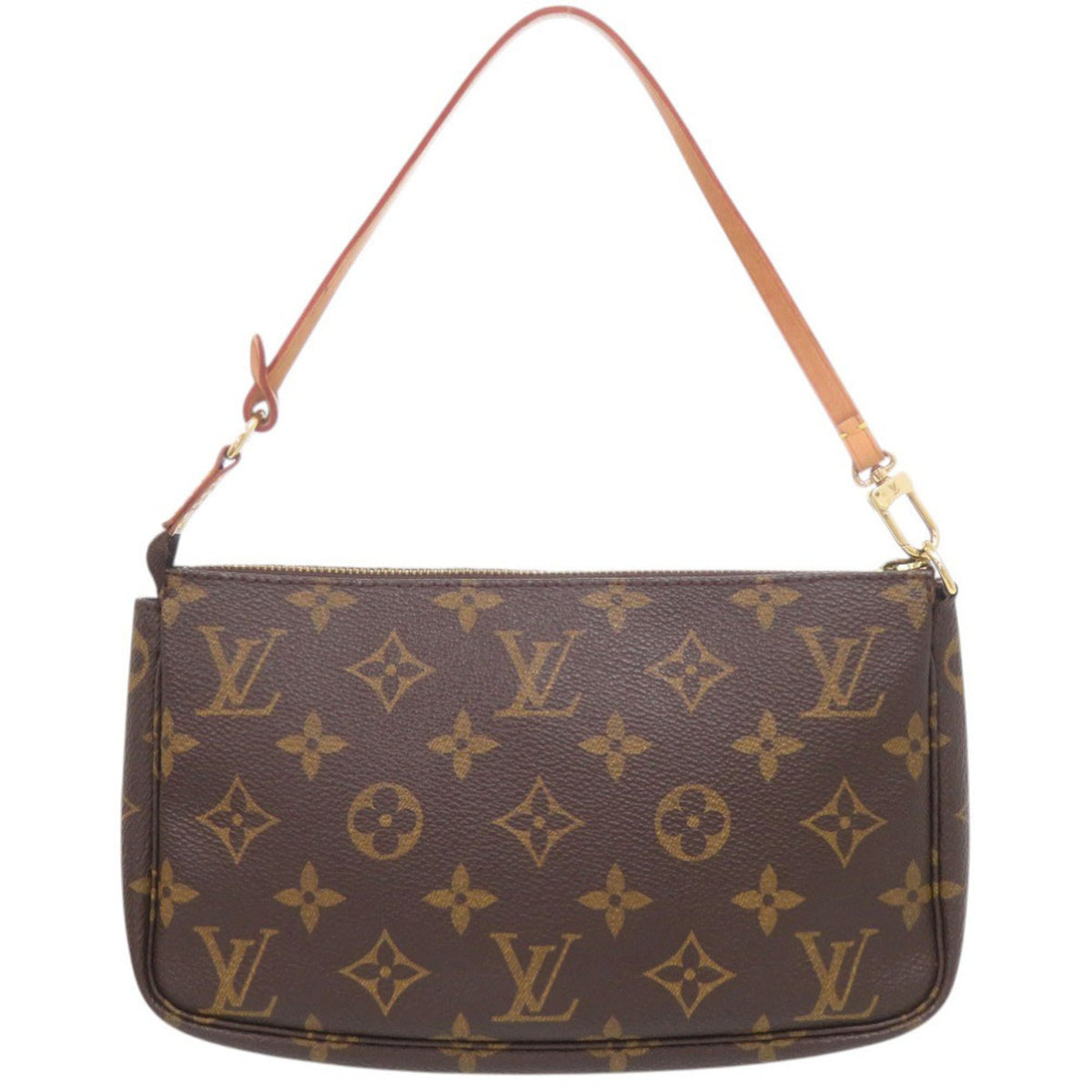 Louis Vuitton Brown Monogram Monogram Handbag Pochette Pouch (Pre-Owned)