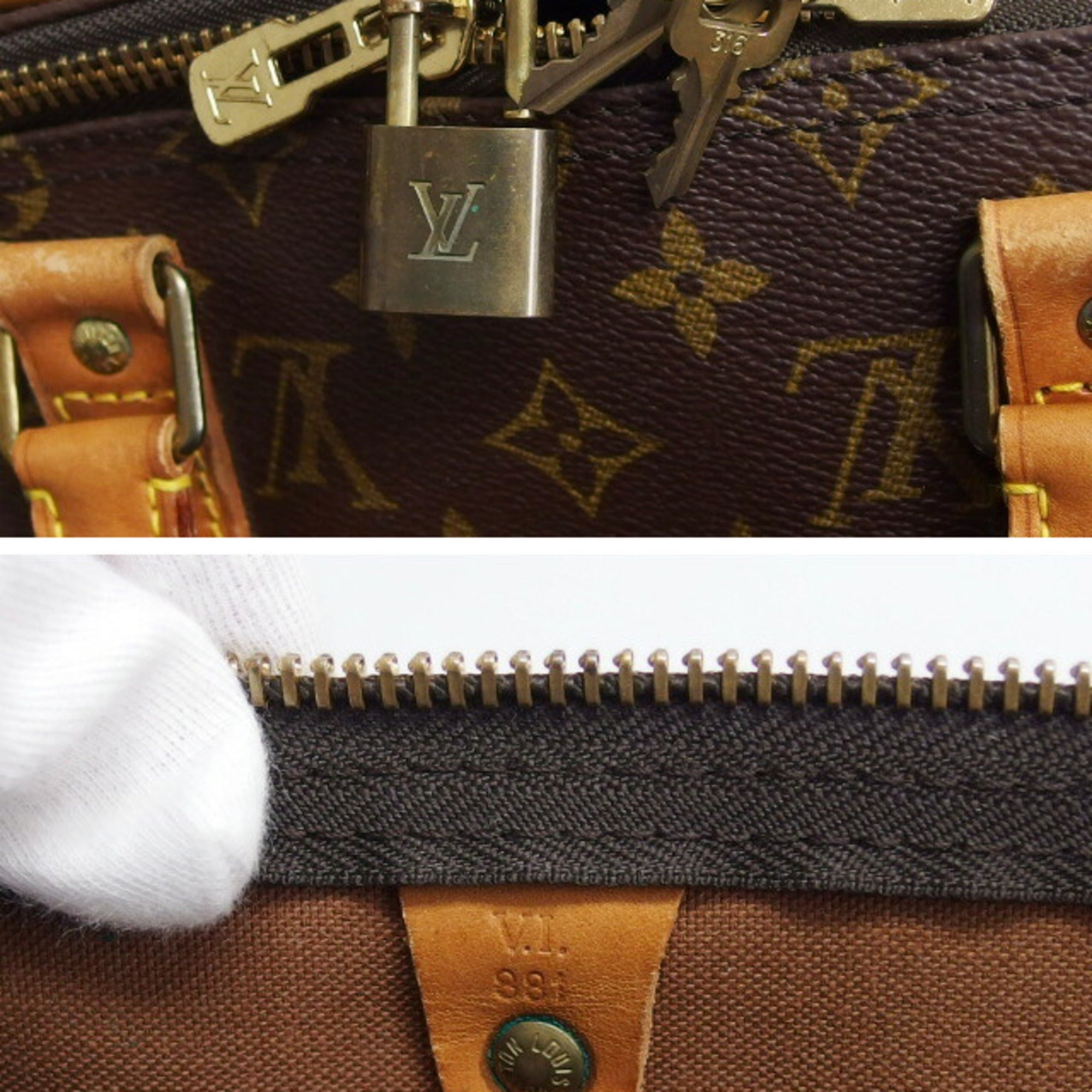 Louis Vuitton Monogram Gold Monogram Boston Bag (Pre-Owned)