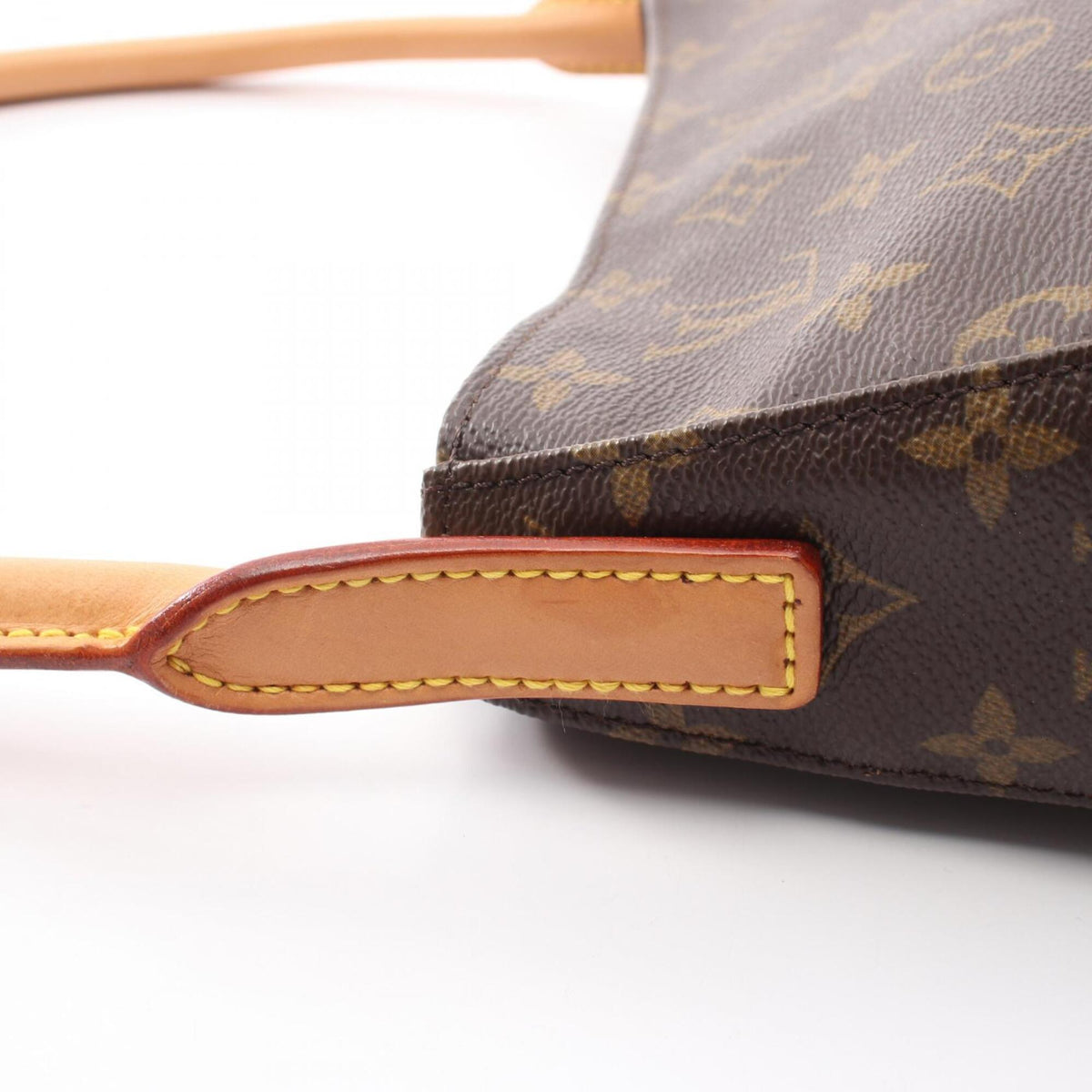 Louis Vuitton Brown Pvc Leather Handbag Shoulder Bag (Pre-Owned)