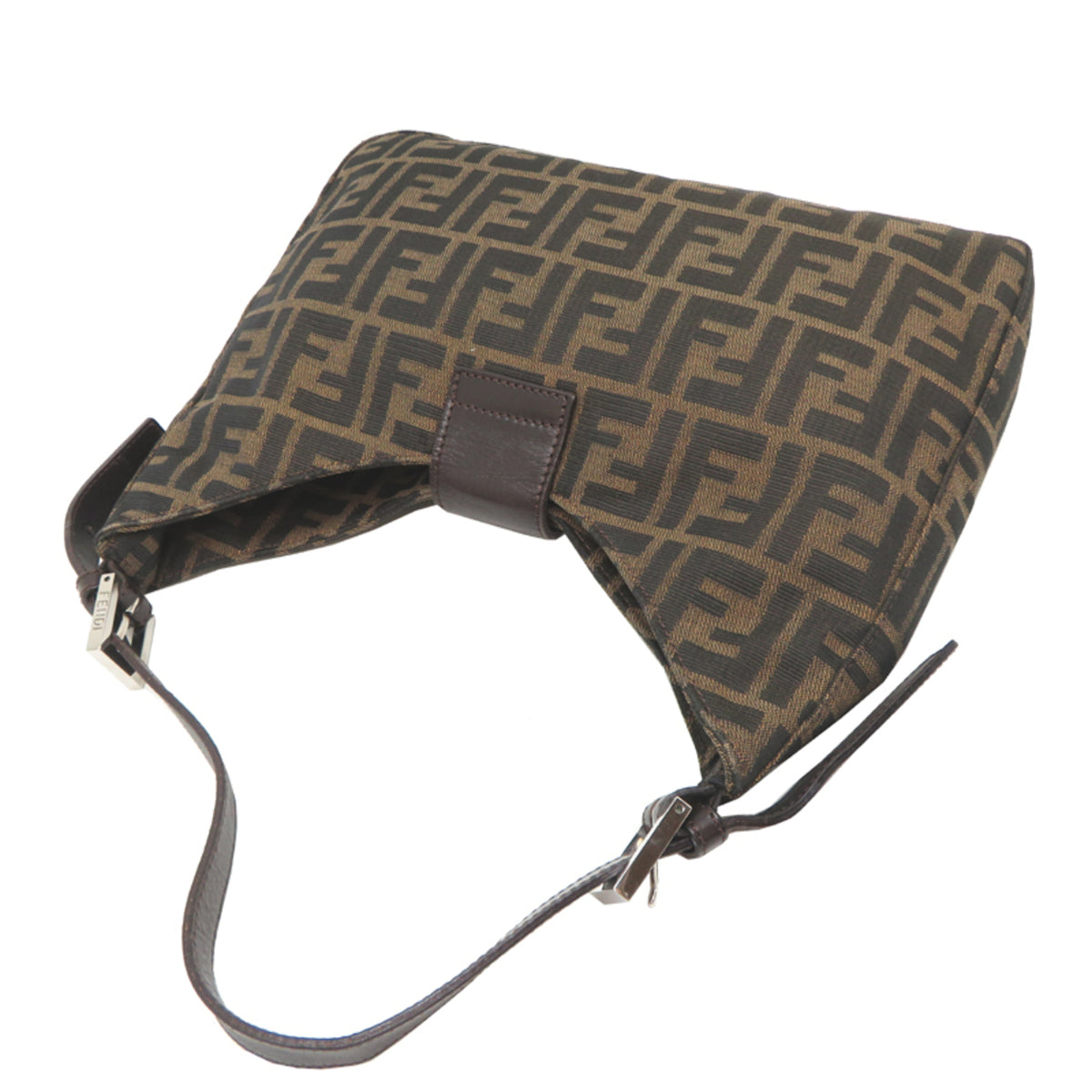 Fendi Brown Canvas Handbag (Pre-Owned)