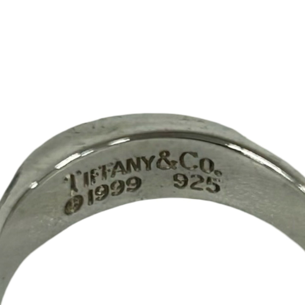 Tiffany Silver Silver 925 Band Ring (Pre-Owned)