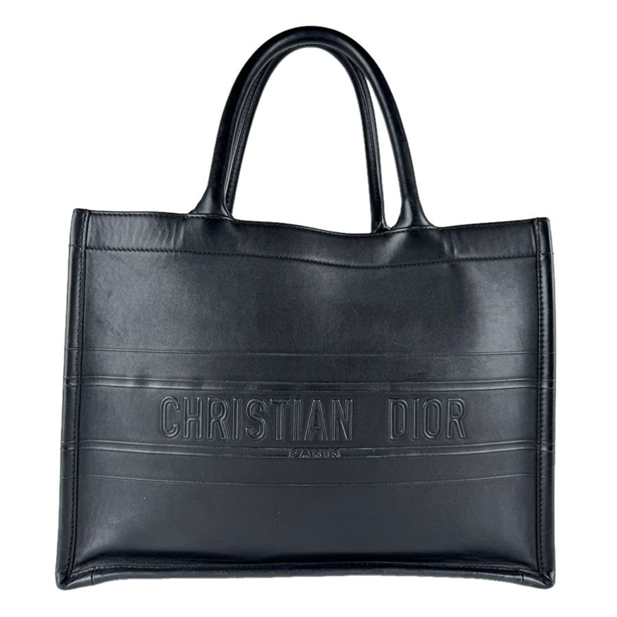 Christian Dior Black Leather Handbag (Pre-Owned)