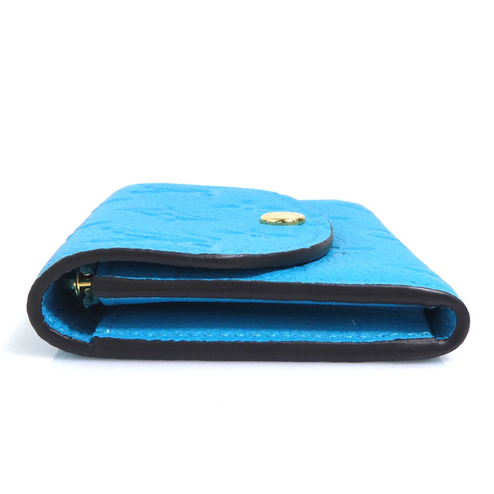Louis Vuitton Turquoise Monogram Empreinte Coin Purse/Coin Case (Pre-Owned)
